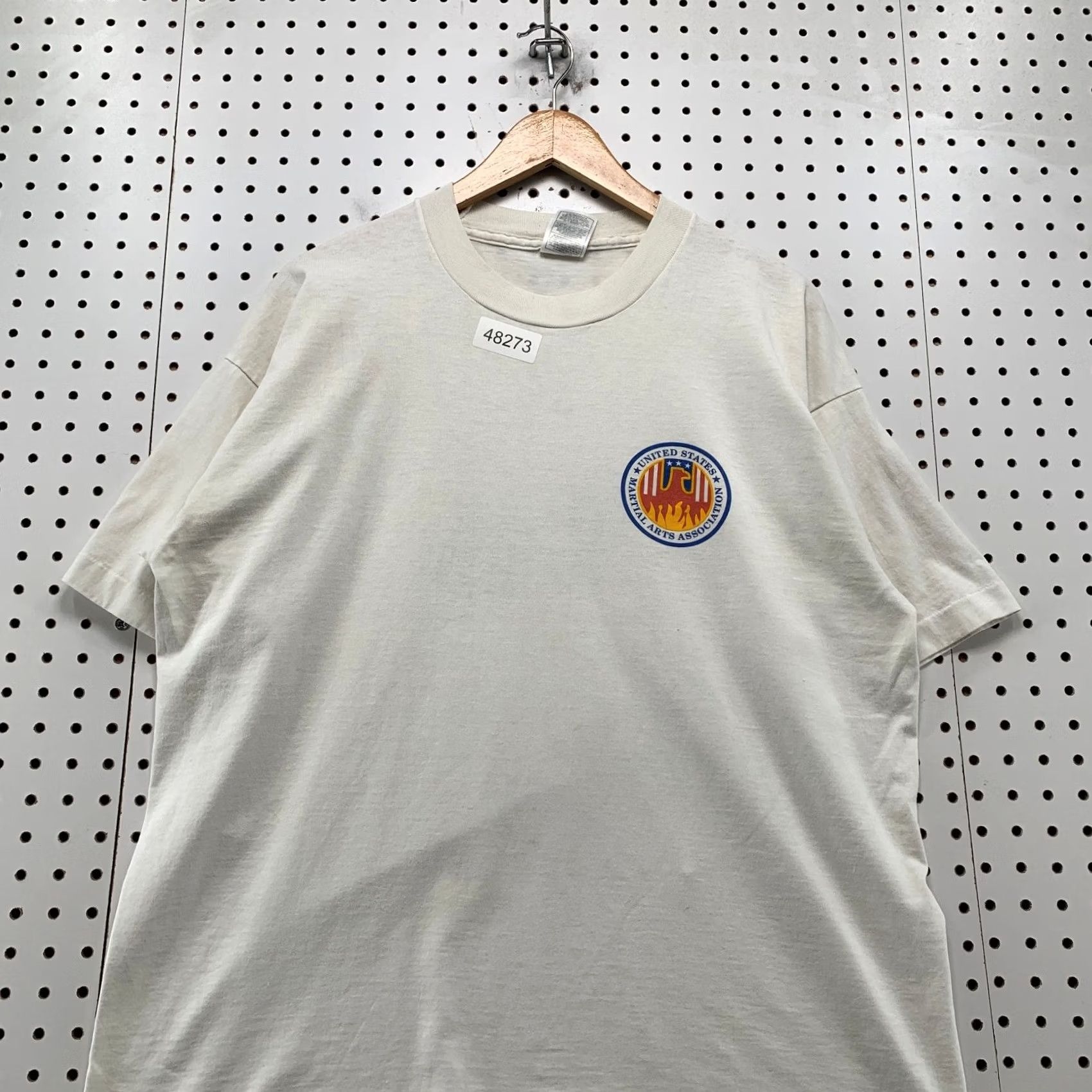 Vintage VINTAGE Martial Arts Association T Shirt Mens XL White Single Stitch 90s USA Size US M / EU 48-50 / 2 - 2 Thumbnail