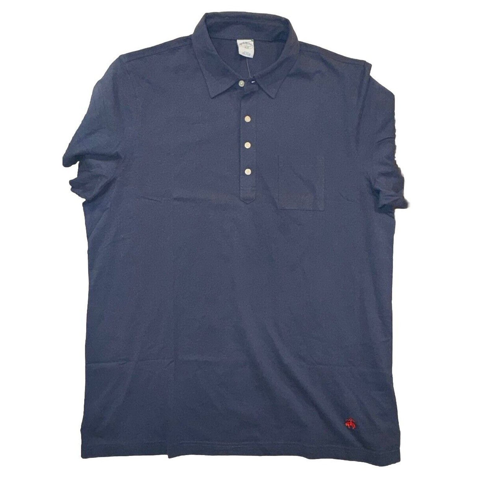 Brooks Brothers Brooks Brothers Polo Shirt Blue 93986 Brand New Slim Fit XL Size US XL / EU 56 / 4 - 1 Thumbnail