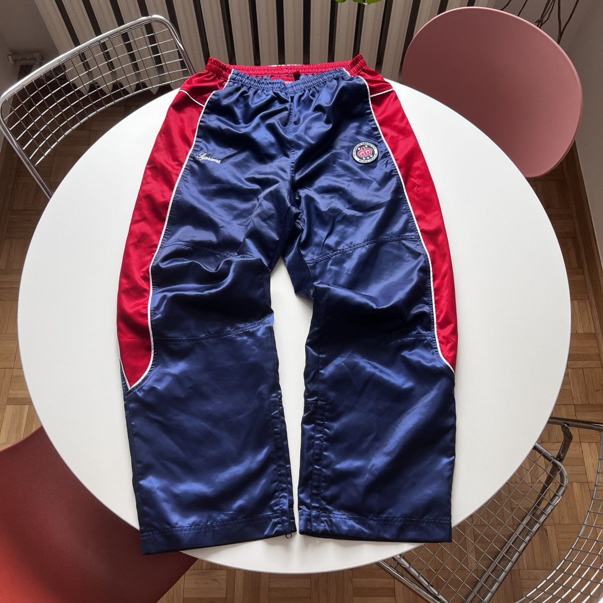 Supreme Satin Track Pants | Grailed