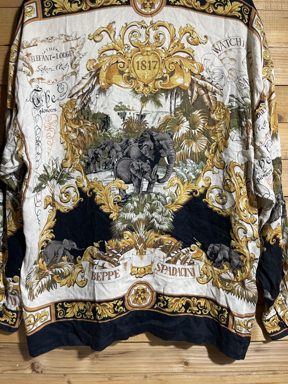 Vintage Vintage beppe spadacini rayon art shirt Size US L / EU 52-54 / 3 - 2 Thumbnail