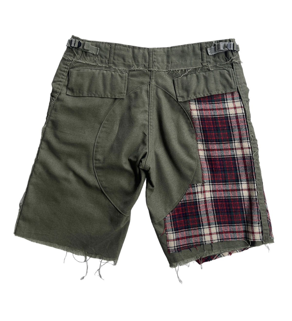 Japanese Brand Boy Minus One Tartan Patchwork Short Pants Size US 31 - 4 Thumbnail