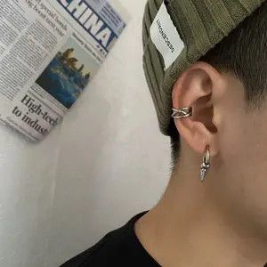 Designer × Vintage Retro punk earrings Size ONE SIZE - 1 Thumbnail