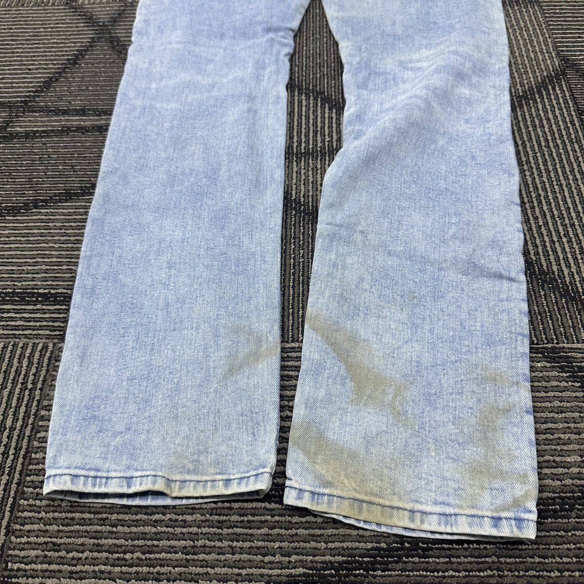 H&M Faded H&M Divided Skinny Biker Jeans Balmain Paris Style Size US 34 / EU 50 - 7 Thumbnail