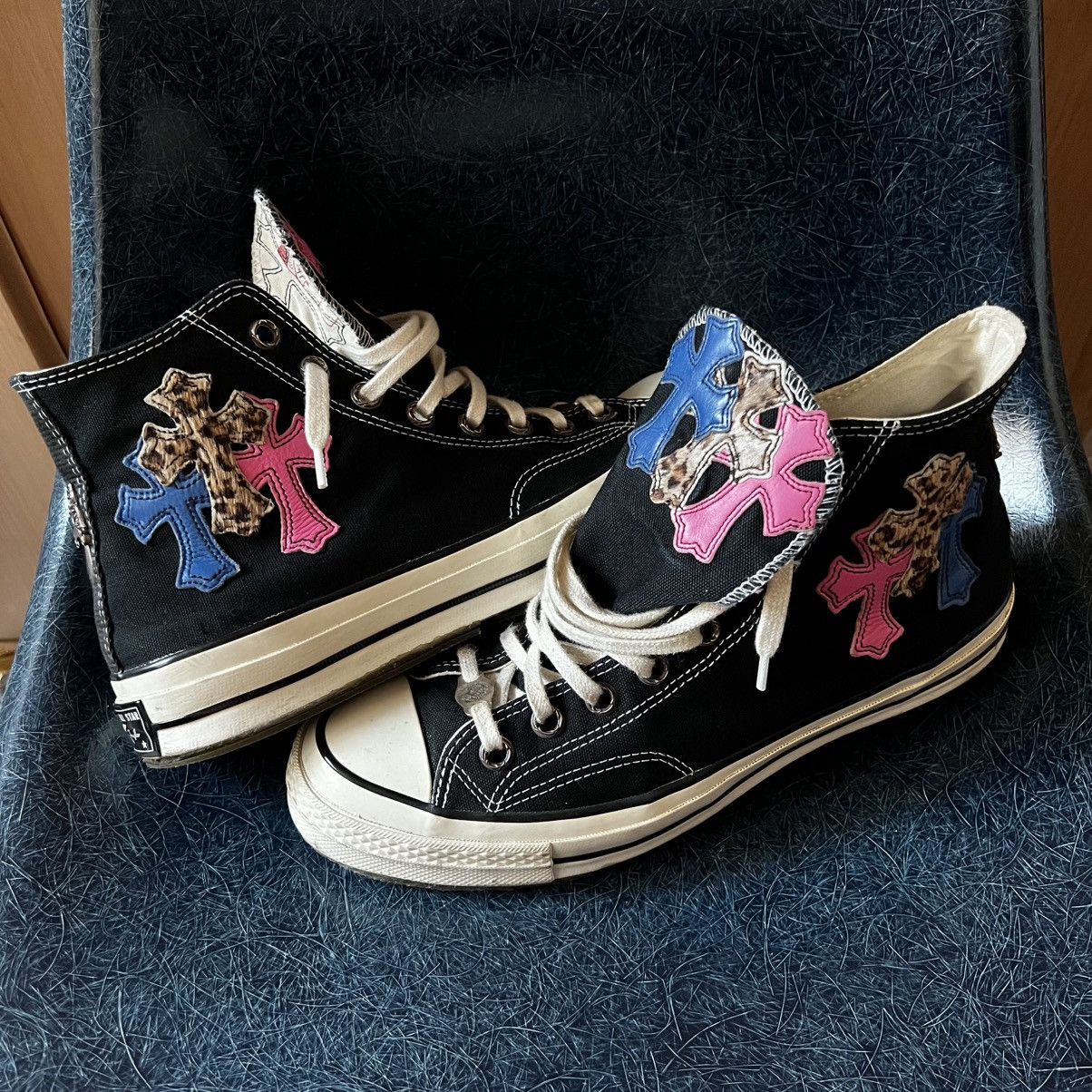 Chrome Hearts Chrome hearts Converse chuck 70 patch work 1 of 1 Size US 9.5 / EU 42-43 - 1 Thumbnail