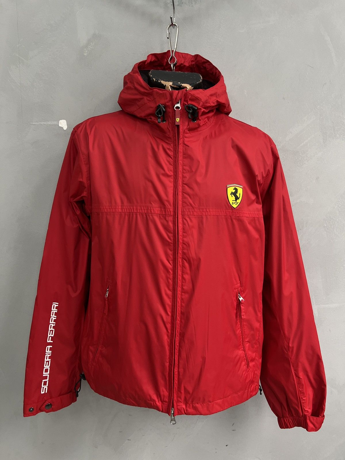 Ferrari Ferrari rain hood nylon jacket y2k style hype Size US S / EU 44-46 / 1 - 1 Thumbnail