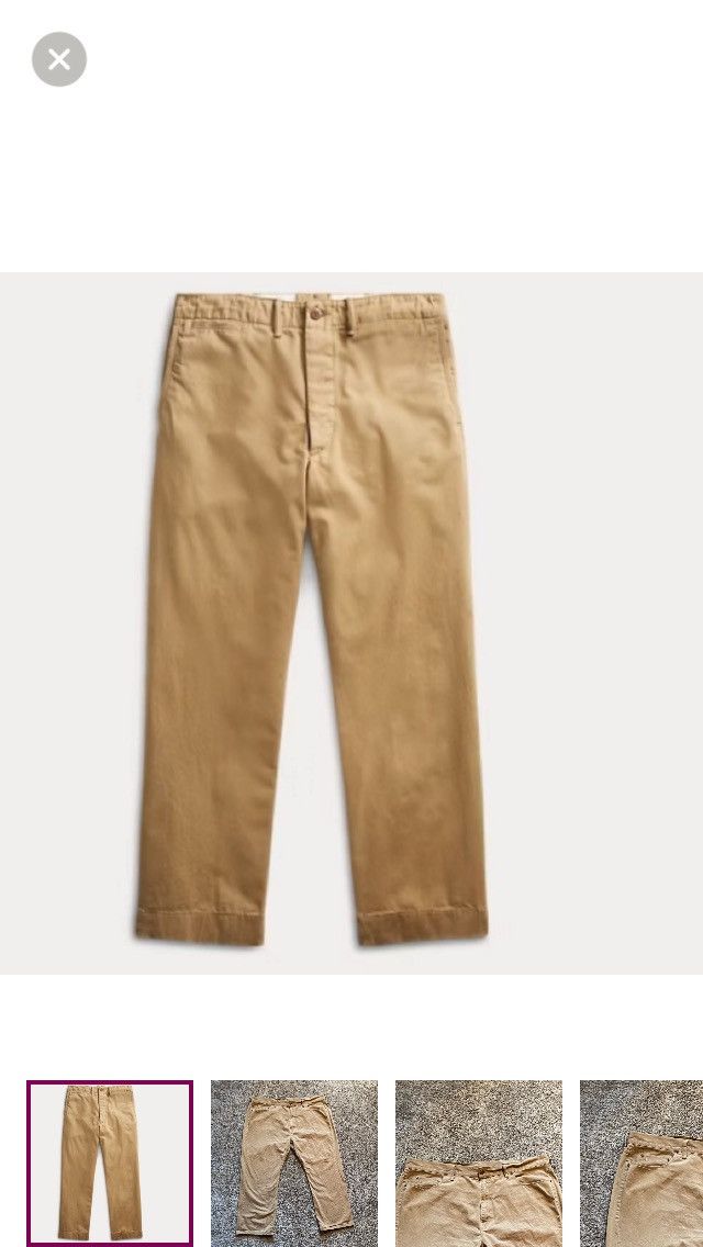 Polo Ralph Lauren Polo by Ralph Lauren Khaki Pants Size 46B/32 Size US 44 / EU 60 - 1 Thumbnail