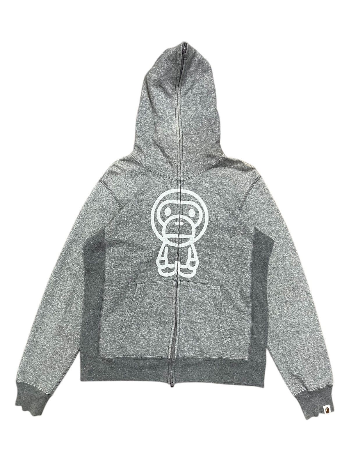 Bape OG Baby Milo Reverse Weave Full Zip Hoodie Size US M / EU 48-50 / 2 - 1 Thumbnail