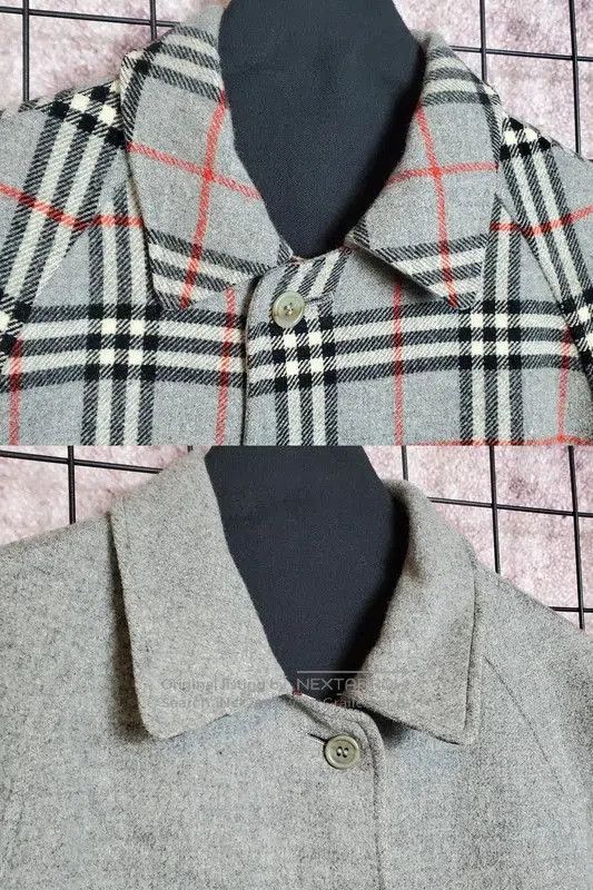 Burberry Burberry Women's Grey Wool Reversible Coat. Size S / US 4 / IT 40 - 6 Thumbnail