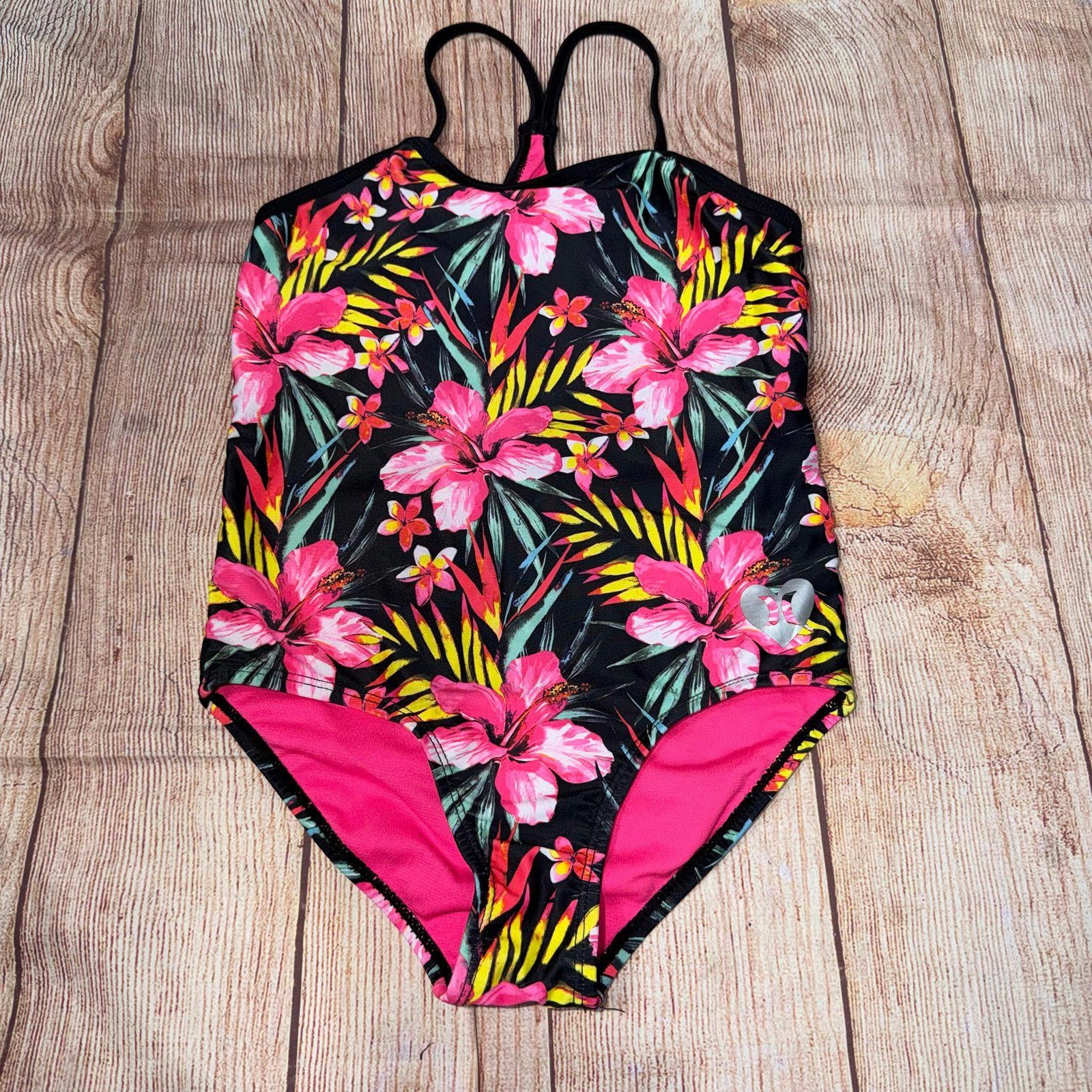 Hurley Hurley Girls' Floral One-Piece Swimsuit Size 5/6 Size ONE SIZE - 1 Thumbnail
