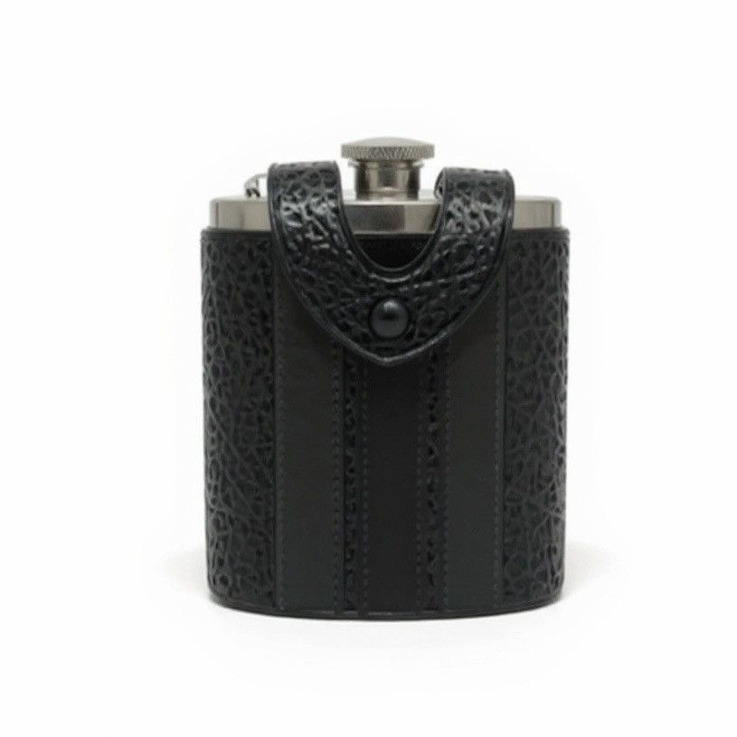 Coach Coach Black Leather Flask Holder Size ONE SIZE - 2 Thumbnail