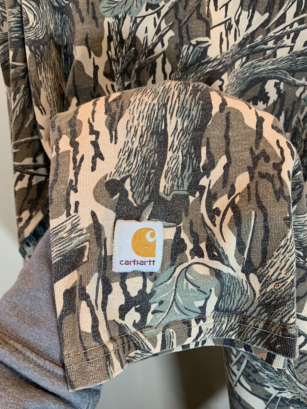 Carhartt *RARE* Vintage 80s Carhartt x Mossy Oak Camo LS Pocket Shirt Size US XL / EU 56 / 4 - 6 Thumbnail