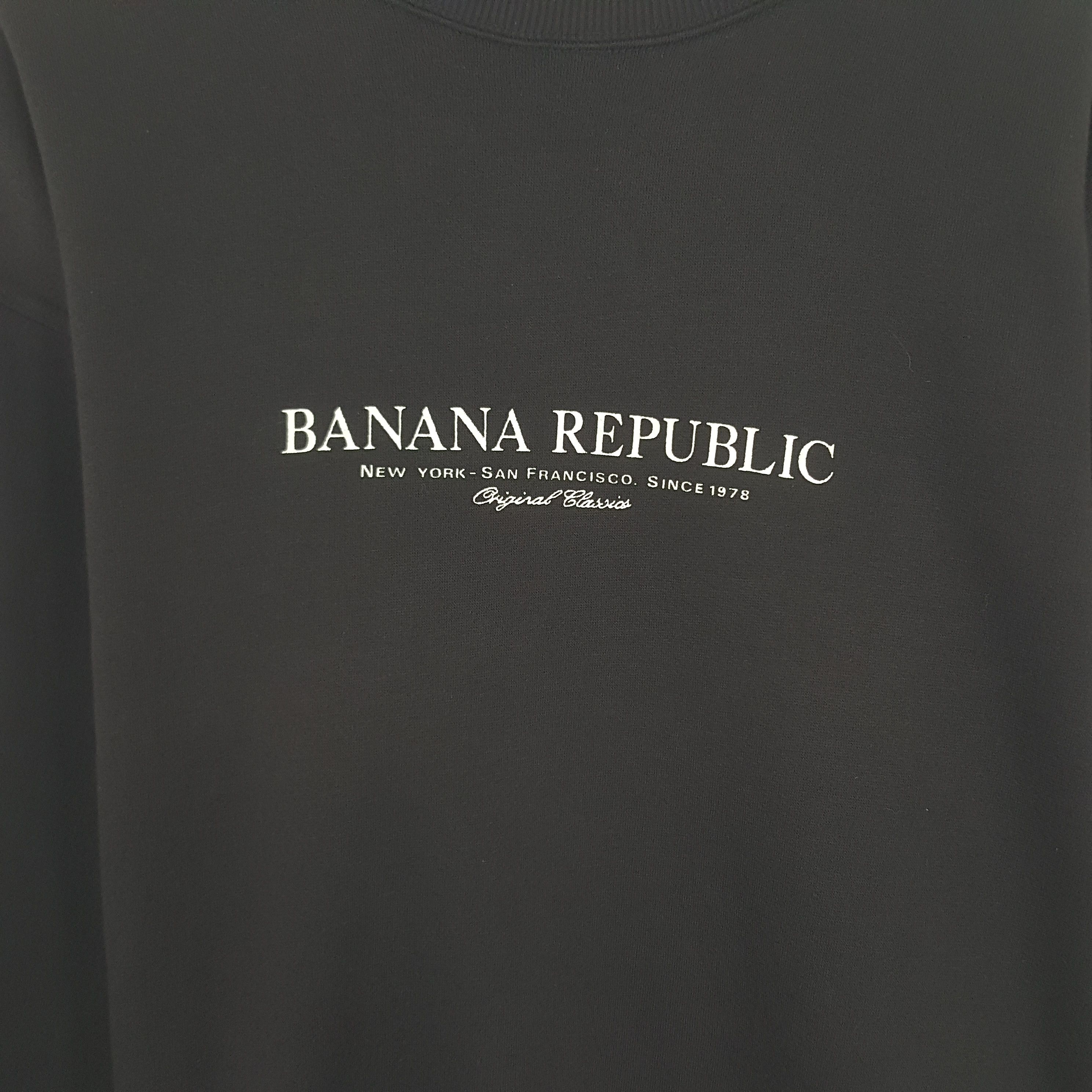 Banana Republic × Vintage Vintage Banana Republic Sweatshirt Size US L / EU 52-54 / 3 - 2 Thumbnail