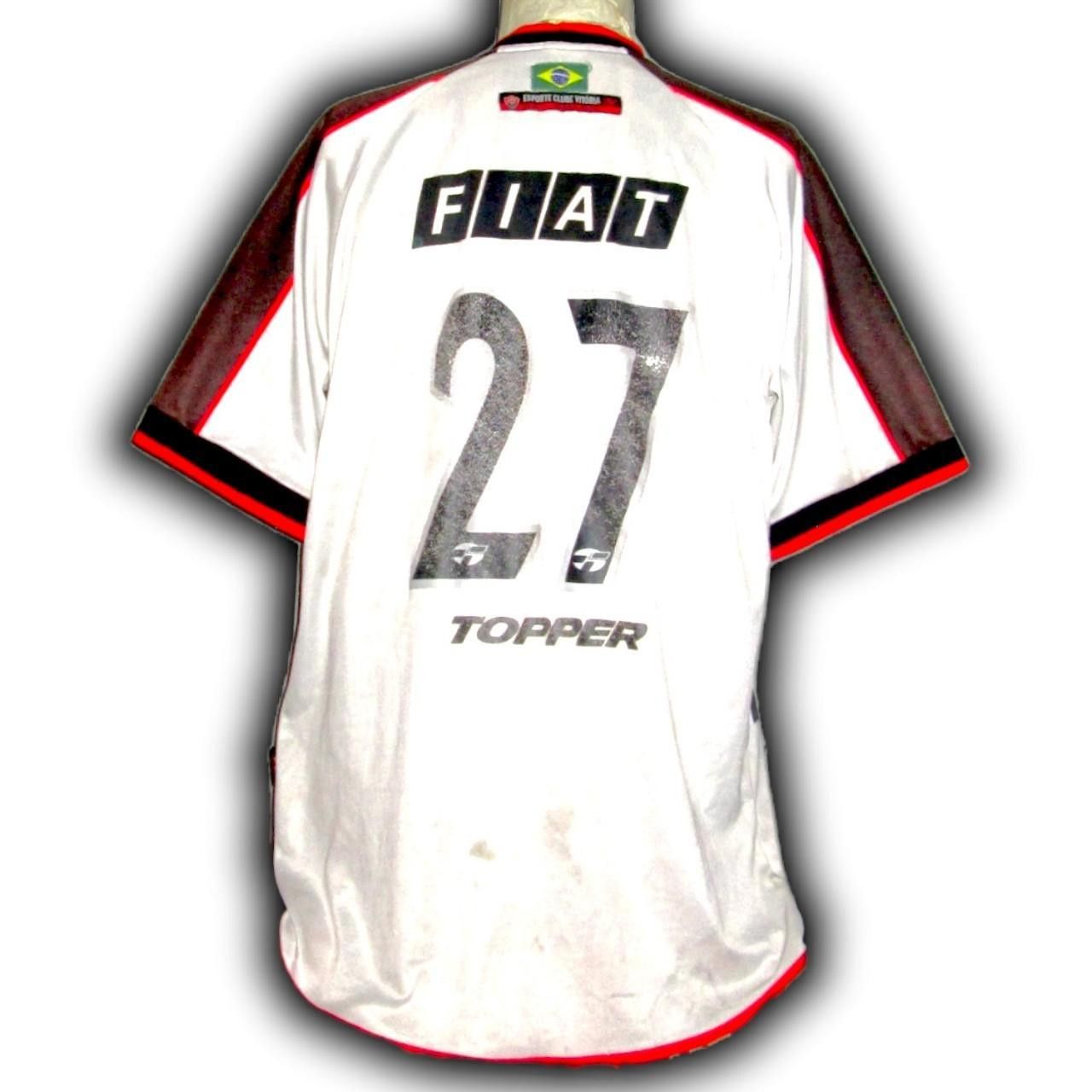 Other Match Worn Vitoria Bahia Brazil 2000 2001 Home Shirt Jersey Size US XL / EU 56 / 4 - 2 Thumbnail