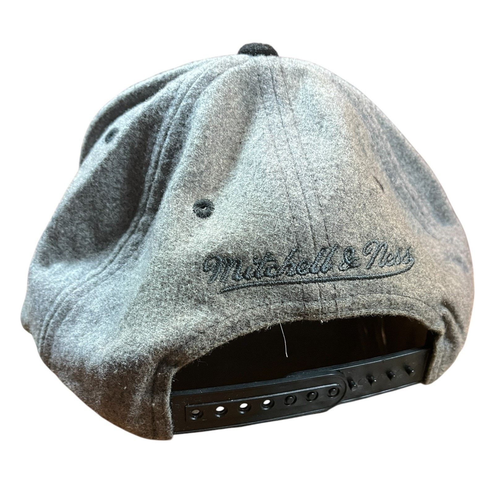 Mitchell & Ness Golden State Warriors Mitchell & Ness Gray Wool Blend Hat Size ONE SIZE - 2 Thumbnail