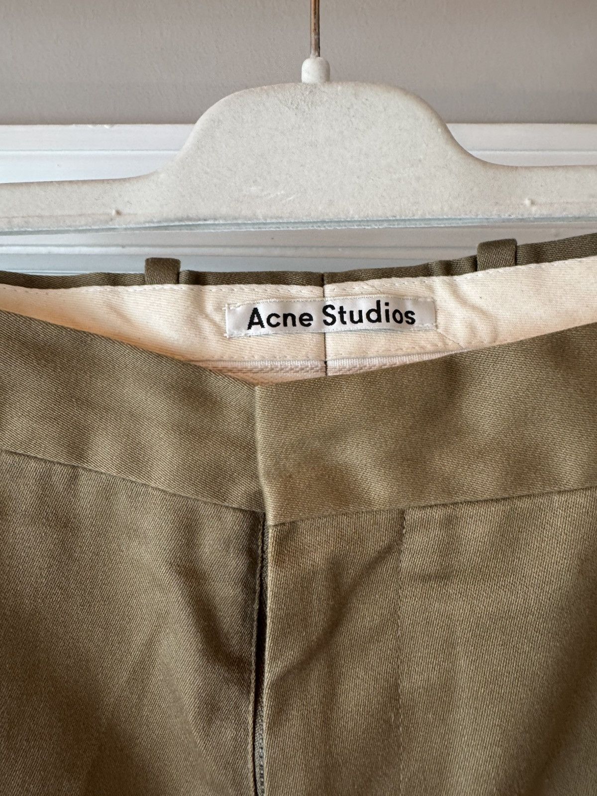 Acne Studios Cotton Carrot Tapered Trousers Size US 36 / EU 52 - 3 Thumbnail