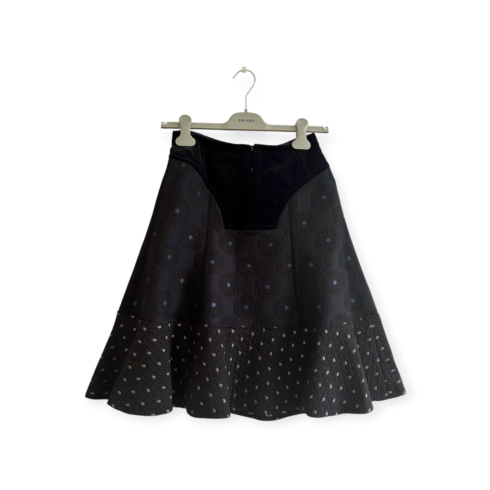 Comme Des Garcons Comme Des Garçons Corset-Front A Line Skirt, A/w 2001, S in Black, Women's (Size 23)
