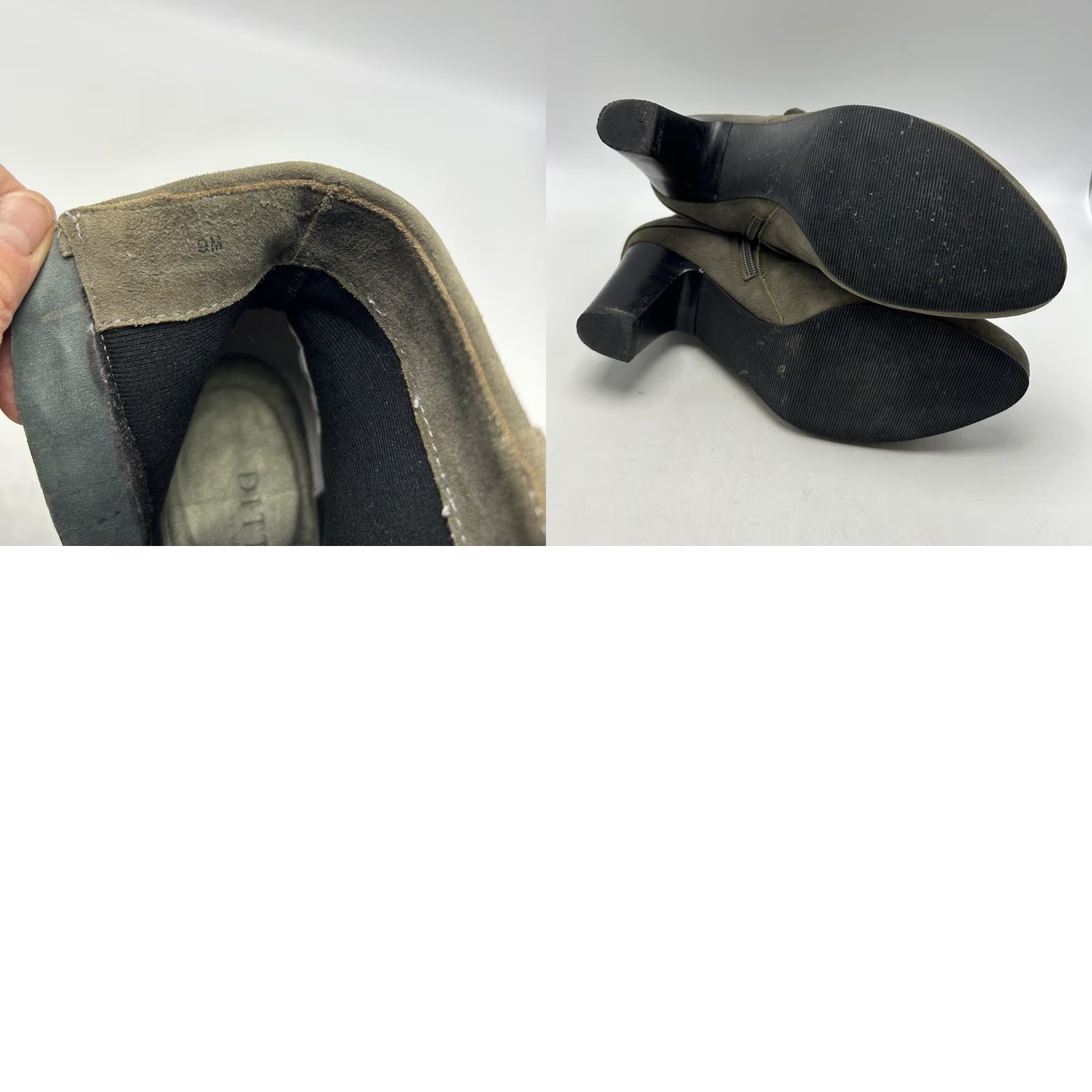 VANELI VINTAGE Ditto by Van Eli Boot Womens 9M Booties Gray Side Zip Heels Size US 9 / IT 39 - 8 Thumbnail