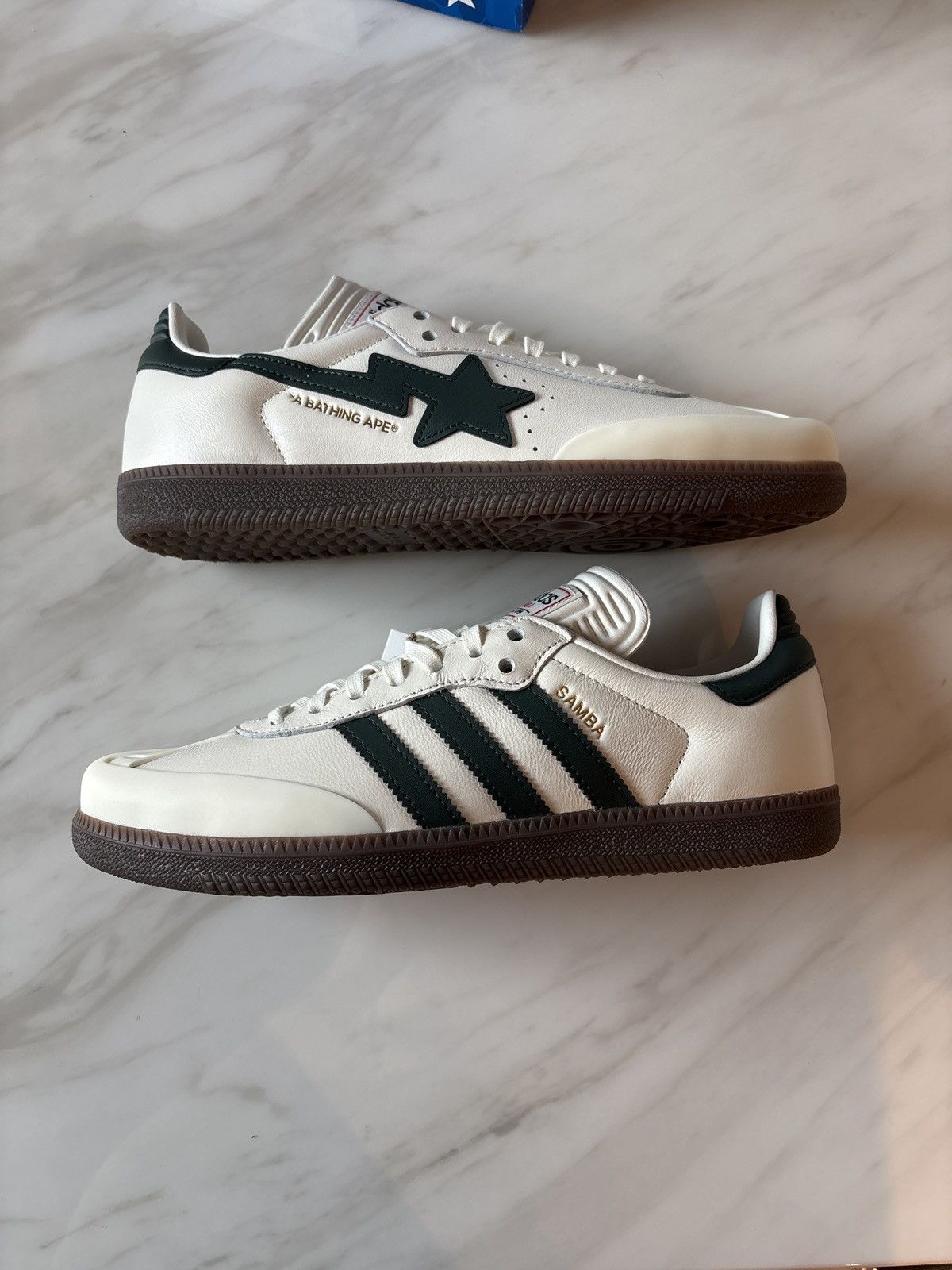 Adidas Adidas Samba Bape World Cup White Forest Size US 8.5 / EU 41-42 - 2 Thumbnail