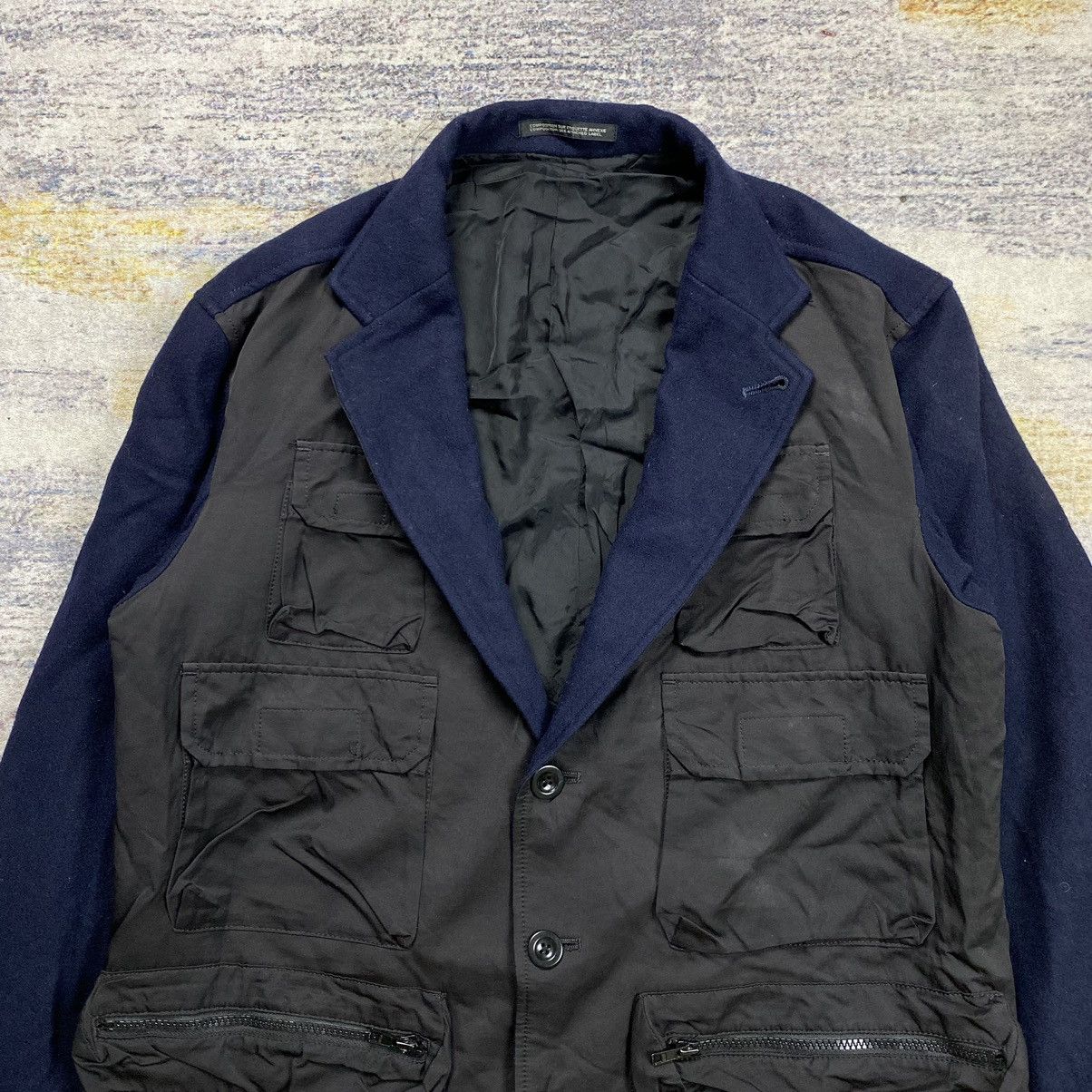 Yohji Yamamoto yohji yamamoto pour homme hybrid cargo jacket Size US L / EU 52-54 / 3 - 3 Thumbnail