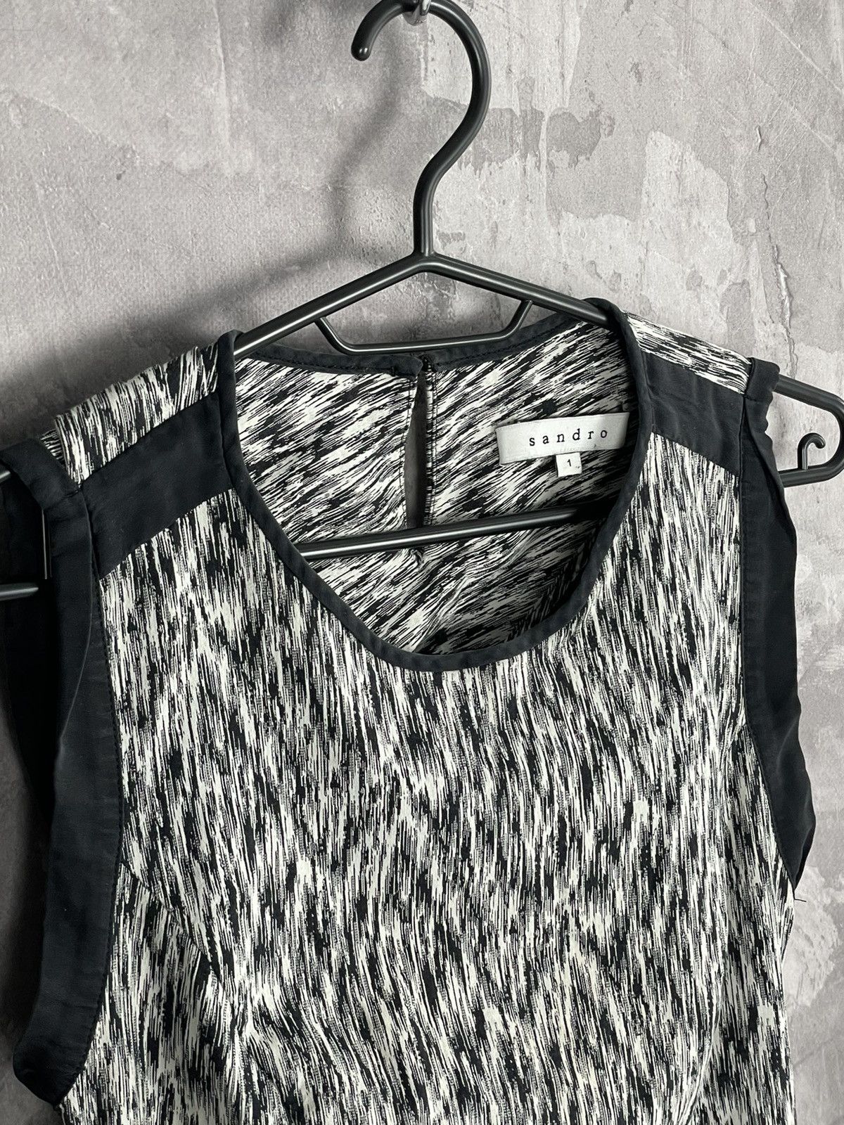 Sandro × Vintage Vintage Sandro 00s Luxury Aestetic Unique Zip Dress Size S / US 4 / IT 40 - 8 Thumbnail