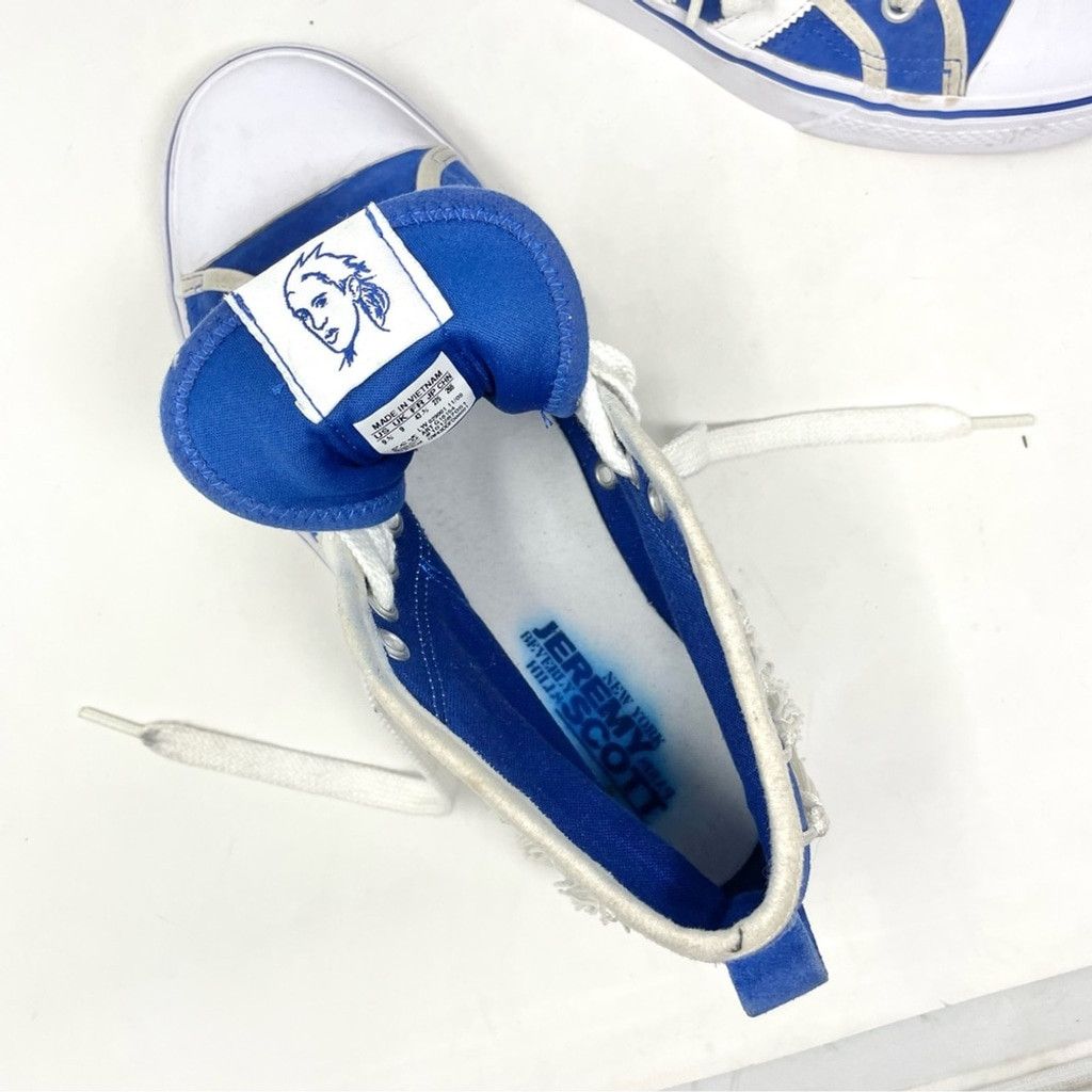 Adidas adidas Nizza Hi “Tassels” by Jeremy Scott Blue Suede US 9.5 Size US 9.5 / EU 42-43 - 11 Thumbnail