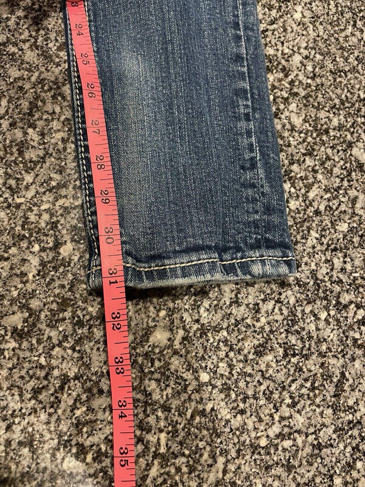 Designer Miss Me Irine Skinny Jeans Blue Pants Sz 27 (A4) Size 27" / US 4 / IT 40 - 2 Thumbnail
