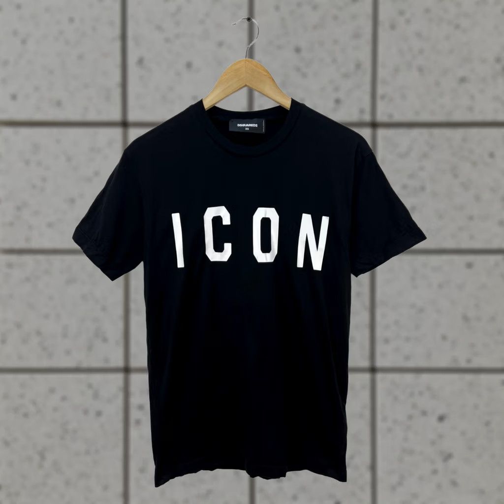 Dsquared2 VINTAGE Dsquared2 ICON Logo T-Shirt Mens XS Black Logo Short Sleeve Crew Neck DSQUARED2 Shirt Mens XS Black Logo Vintage Size US XS / EU 42 / 0 - 1 Thumbnail