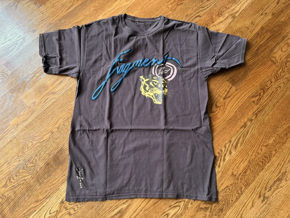Fragment Design Medium Cactus Jack for Fragment Icons Tee Shirt Mocha Brown Size US M / EU 48-50 / 2 - 1 Thumbnail