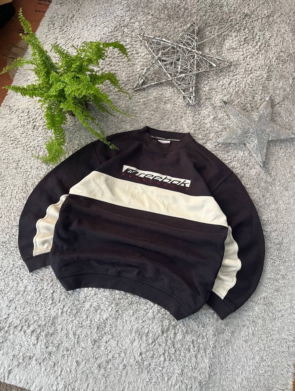 Reebok × Vintage 90s Reebok Hoodie Vintage Streetwear Big Logo Rare Size US M / EU 48-50 / 2 - 2 Thumbnail