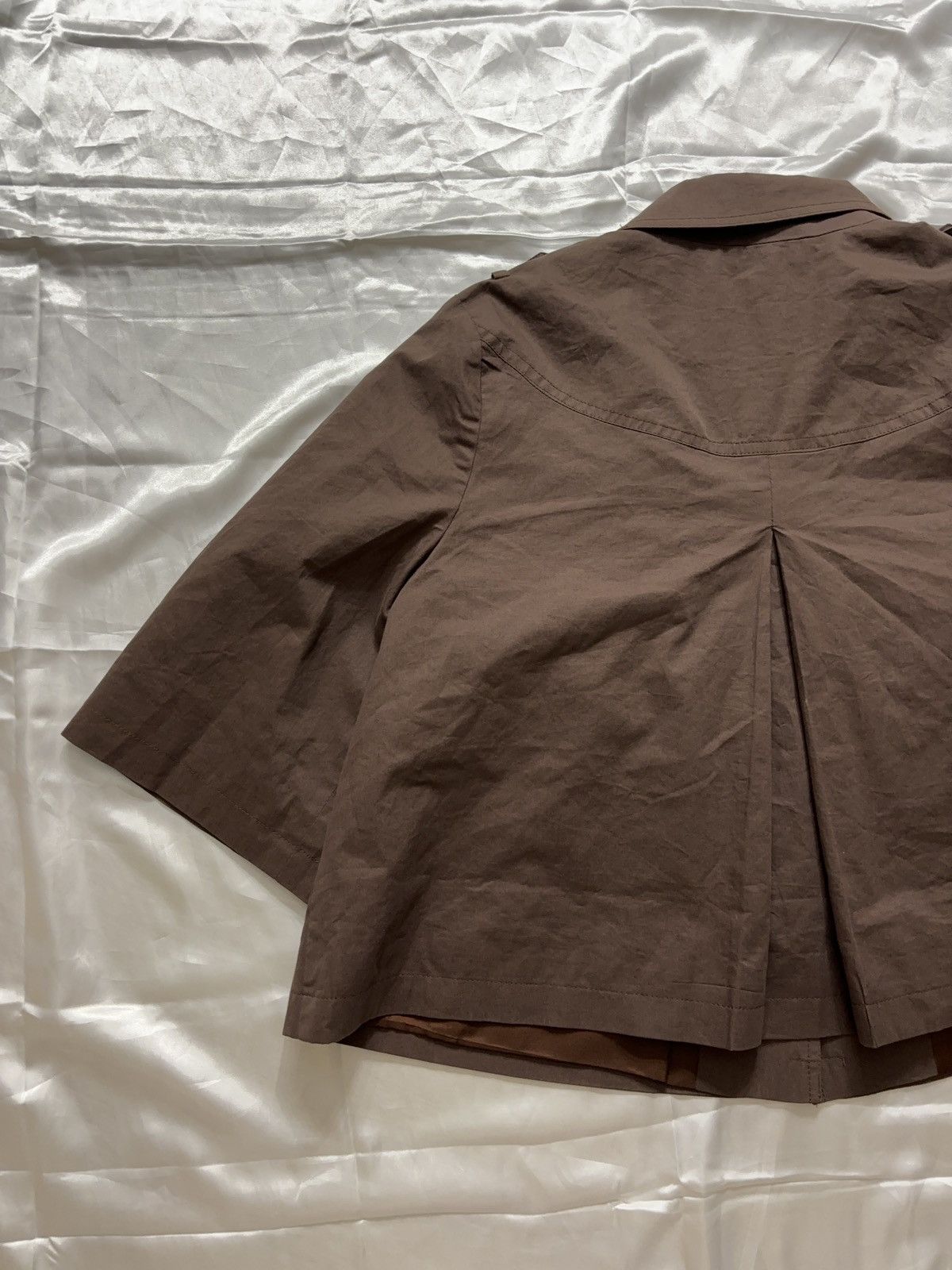 Japanese Brand × Vintage Cropped 3/4 wide sleeves vintage coat Size M / US 6-8 / IT 42-44 - 6 Thumbnail