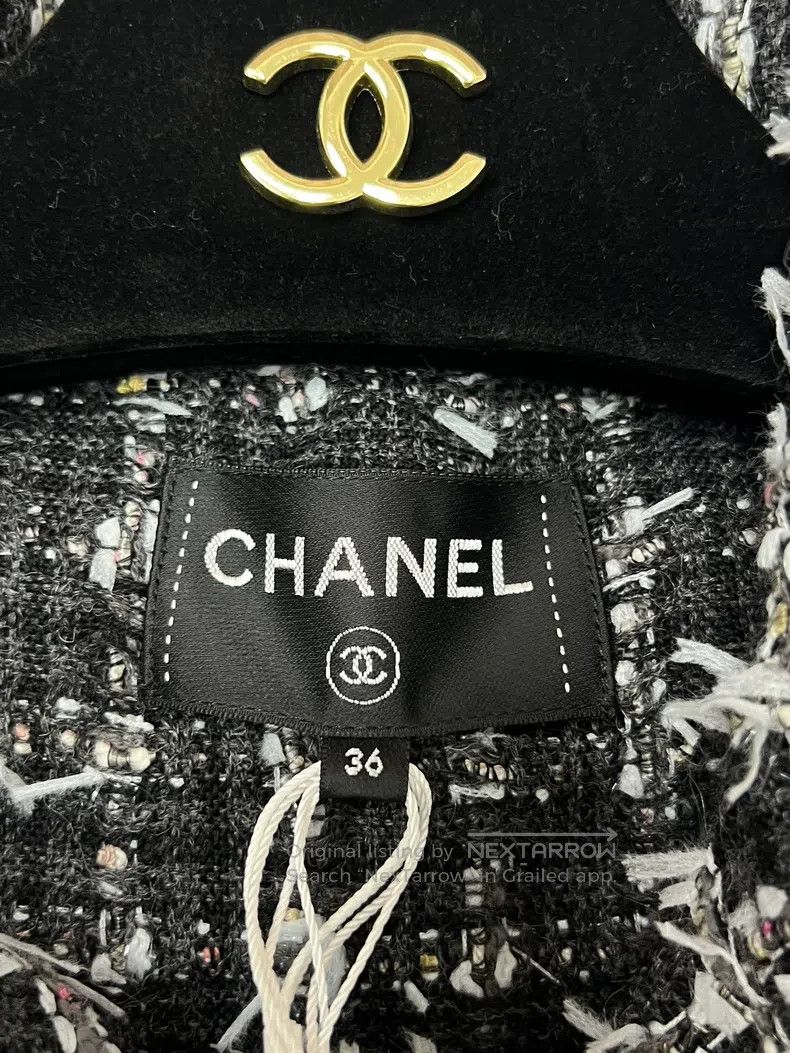 Chanel Chanel 23A high-end handicraft workshop series thin coat Size XS / US 0-2 / IT 36-38 - 5 Thumbnail