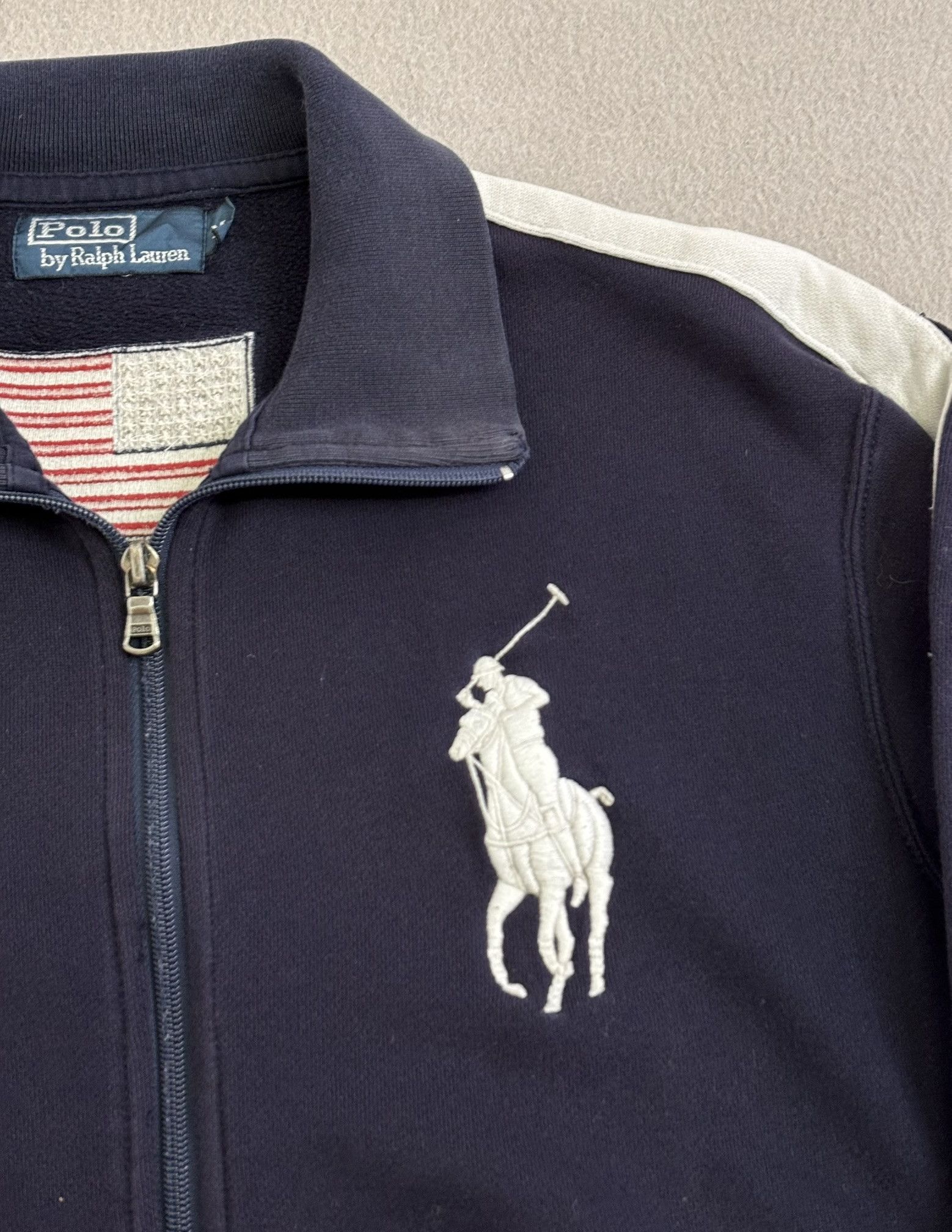 Polo Ralph Lauren × Vintage Polo Ralph Lauren USA 10 zip sweatshirt Medium Size US M / EU 48-50 / 2 - 7 Thumbnail