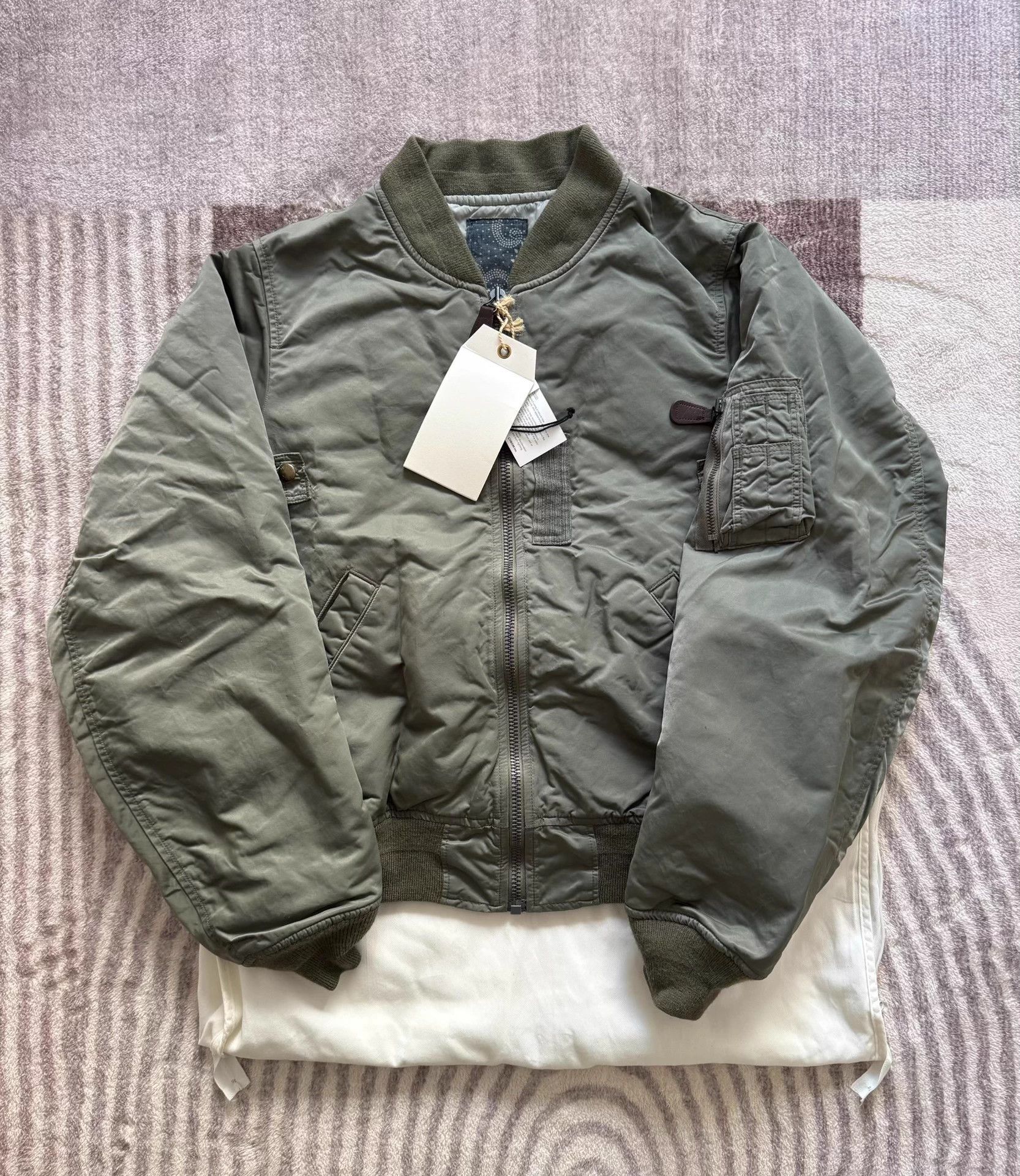 Visvim VISVIM 16AW ICT THORSON MA-1 JKT Dye Flag Size US L / EU 52-54 / 3 - 1 Thumbnail