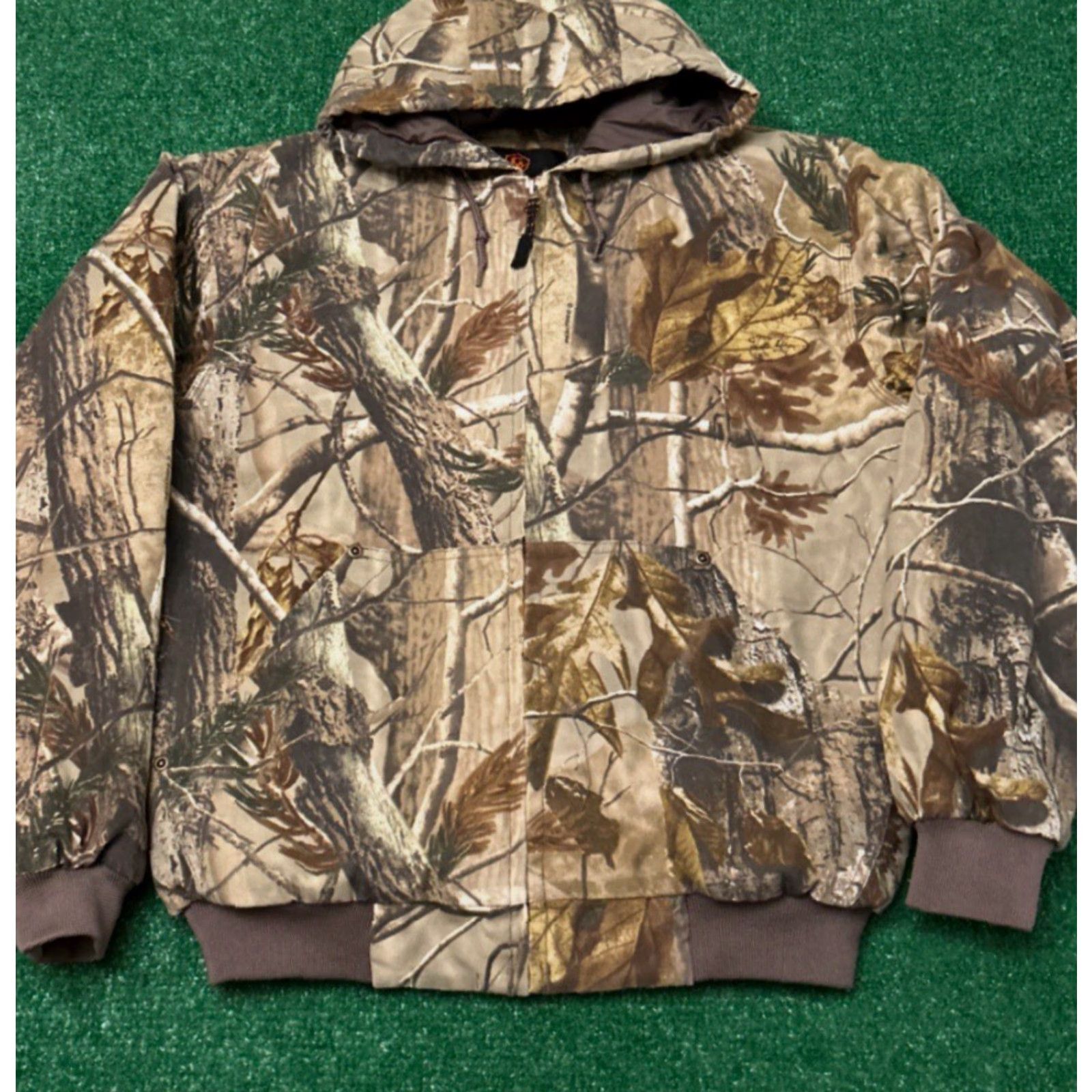 Realtree VINTAGE 90s Y2K Realtree Hunter Work Wear Detroit Hoodie Jacket Canvas Mens Sz S Size US S / EU 44-46 / 1 - 5 Thumbnail