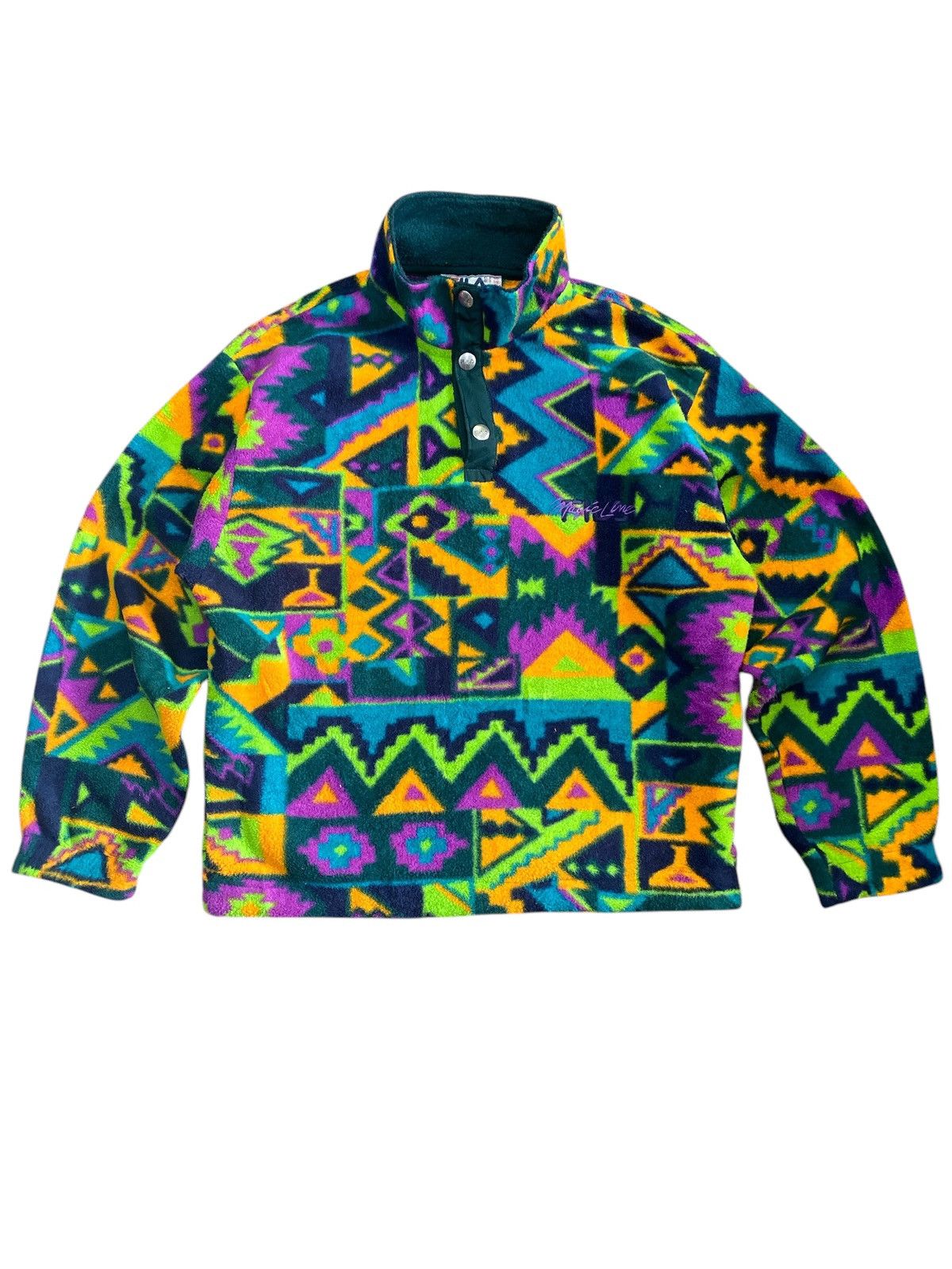 Fila × Vintage Vintage Fila Fleece Jacket Size US M / EU 48-50 / 2 - 1 Thumbnail