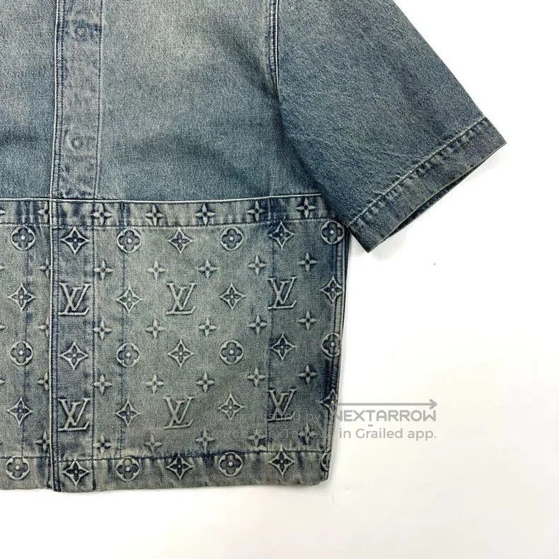 Louis Vuitton Louis Vuitton Washed Blue Denim Jacket. Size US L / EU 52-54 / 3 - 6 Thumbnail
