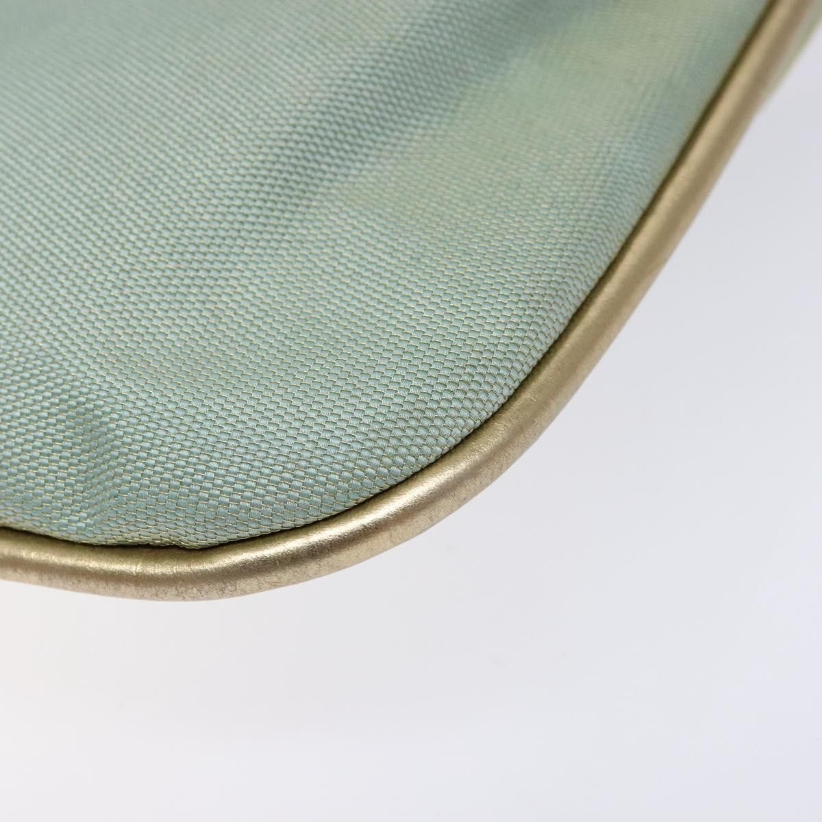 Gucci GUCCI Sherry Line Shoulder Bag Canvas Light Blue Gold 005 Size ONE SIZE - 10 Thumbnail