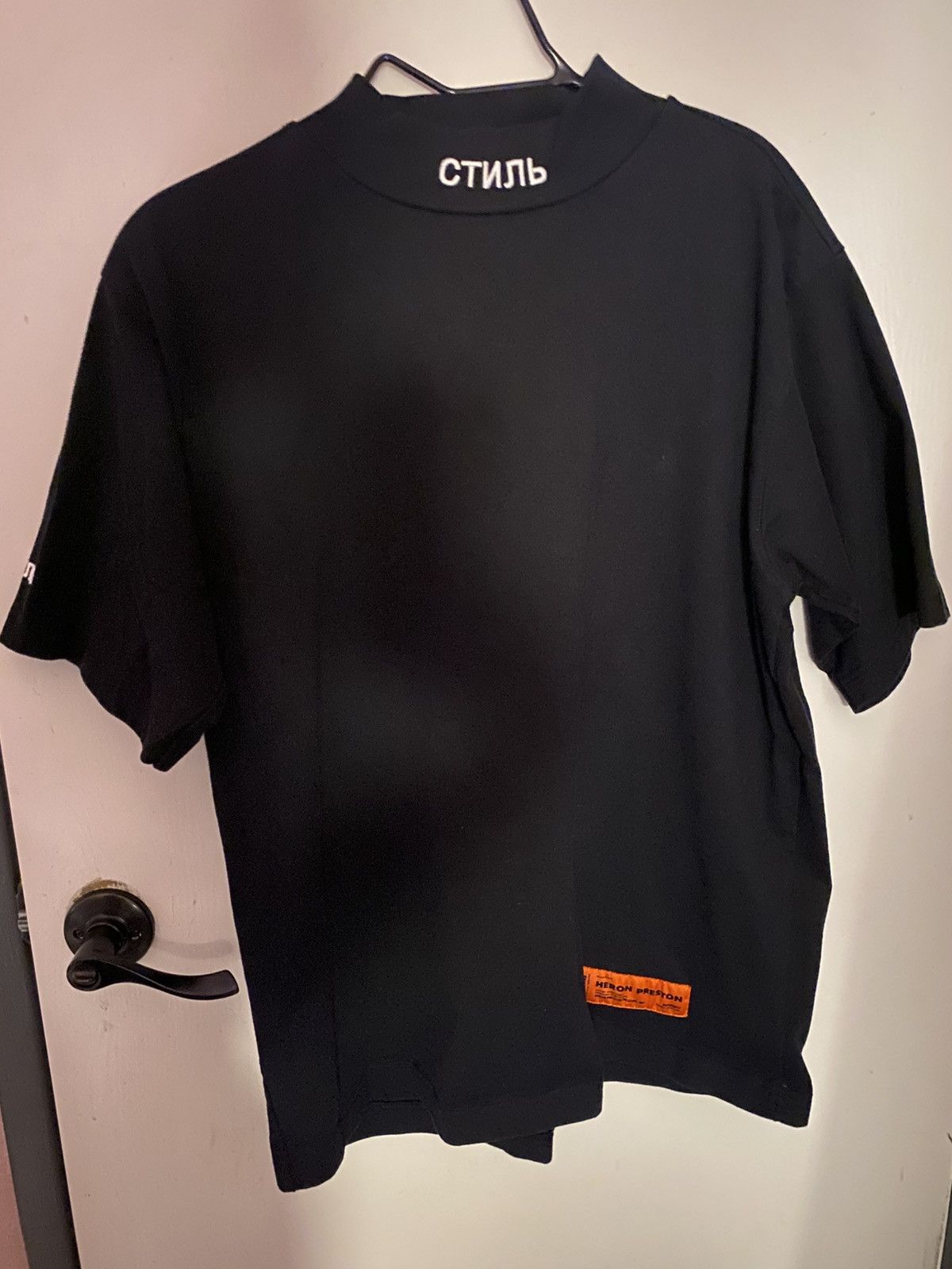 Heron Preston Heron Preston Black T-Shirt Size US S / EU 44-46 / 1 - 1 Thumbnail