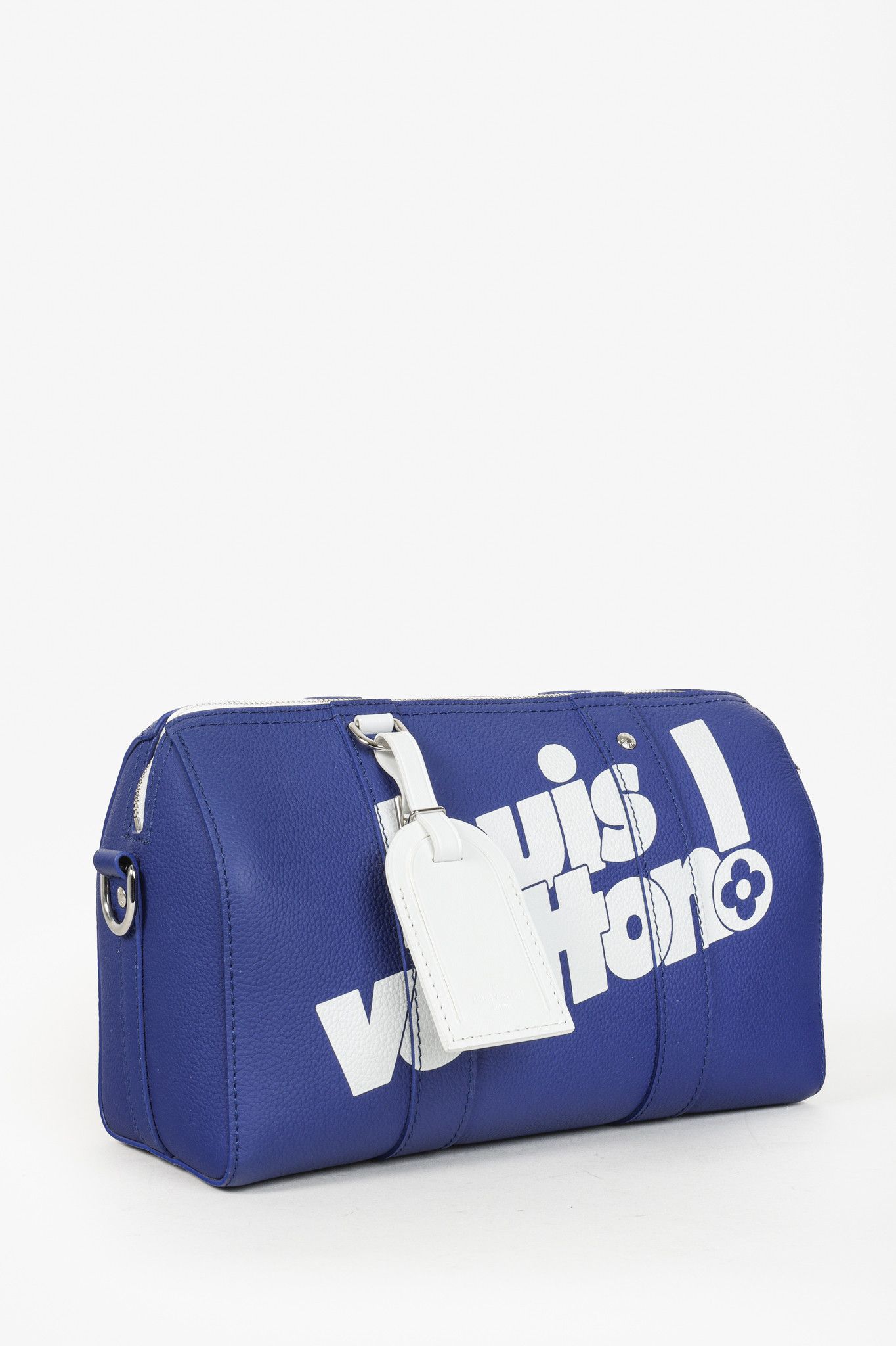 Louis Vuitton Louis Vuitton 2021 City Keepall Everyday Blue Crossbody Size 28 - 2 Thumbnail