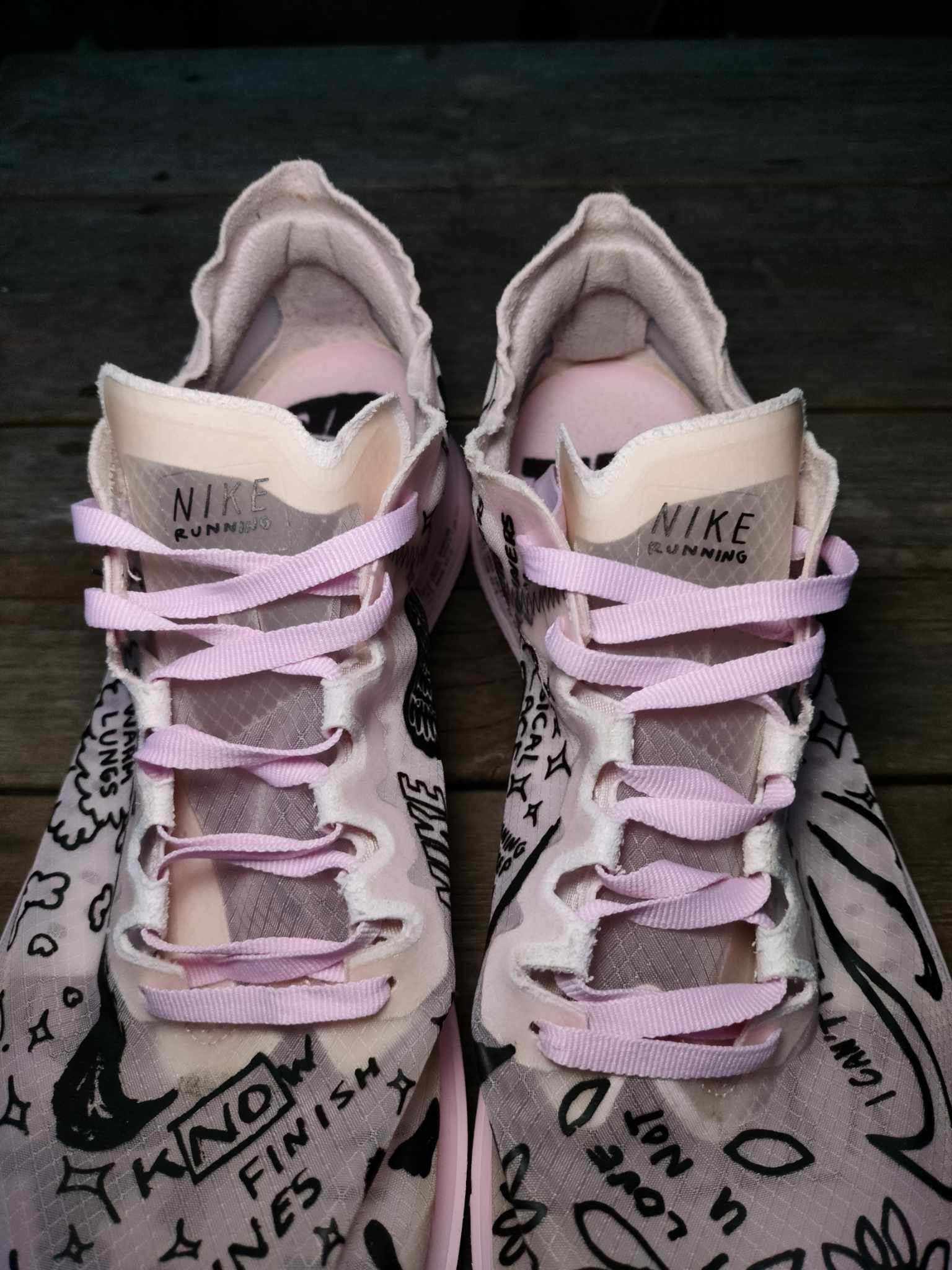 Nike Nike zoom fly SP x Nathan Bell "doodles" Size US 9.5 / IT 39.5 - 4 Thumbnail