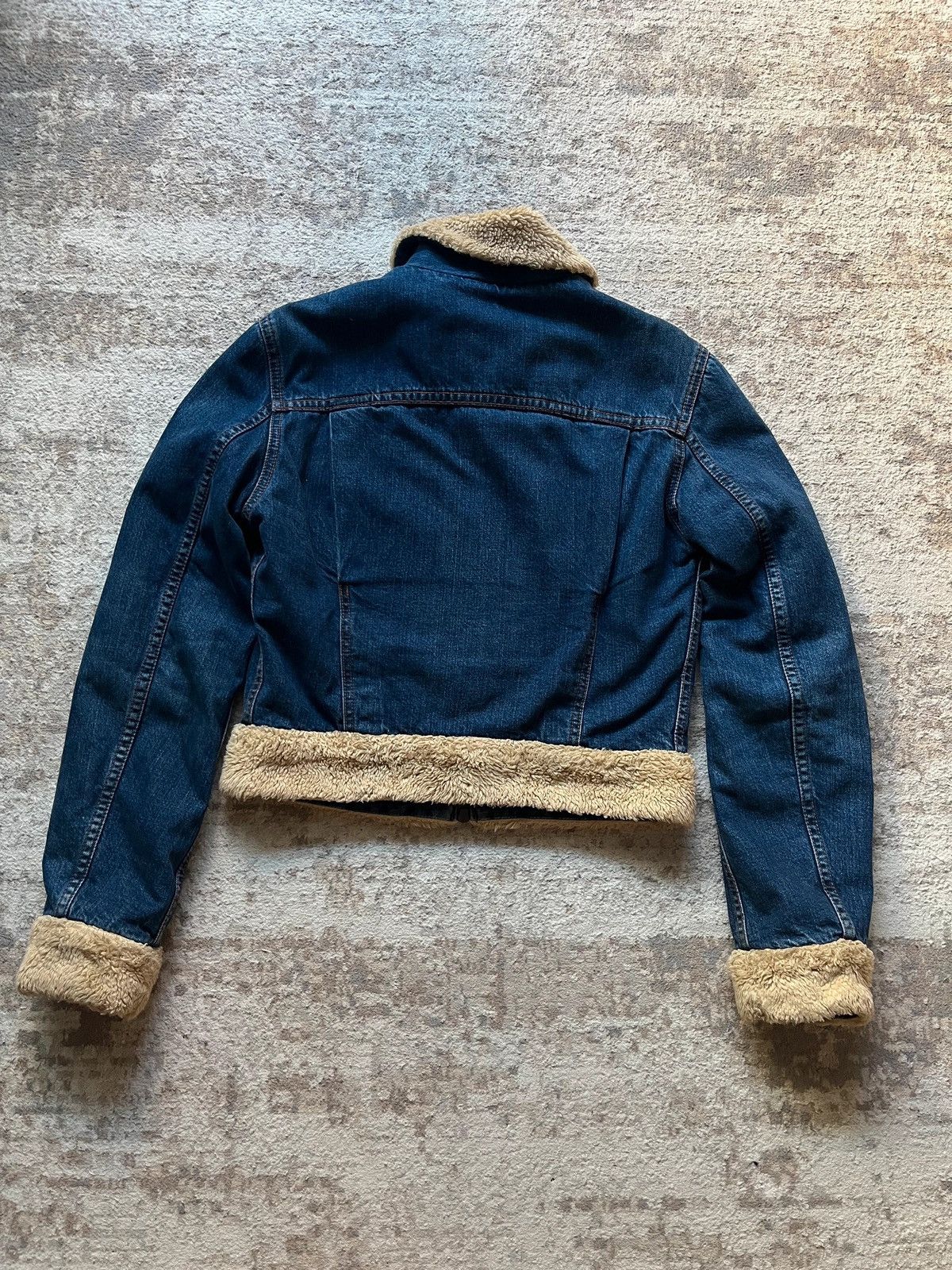 Levi's Levi's 73696 03 Sherpa Boxy Jeans Denim Jacket 2003 Rare Size S / US 4 / IT 40 - 12 Thumbnail