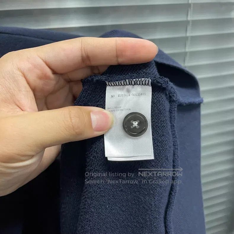 Thom Browne Thom Browne Dark Blue Knit Open Cardigan Size US XL / EU 56 / 4 - 5 Thumbnail