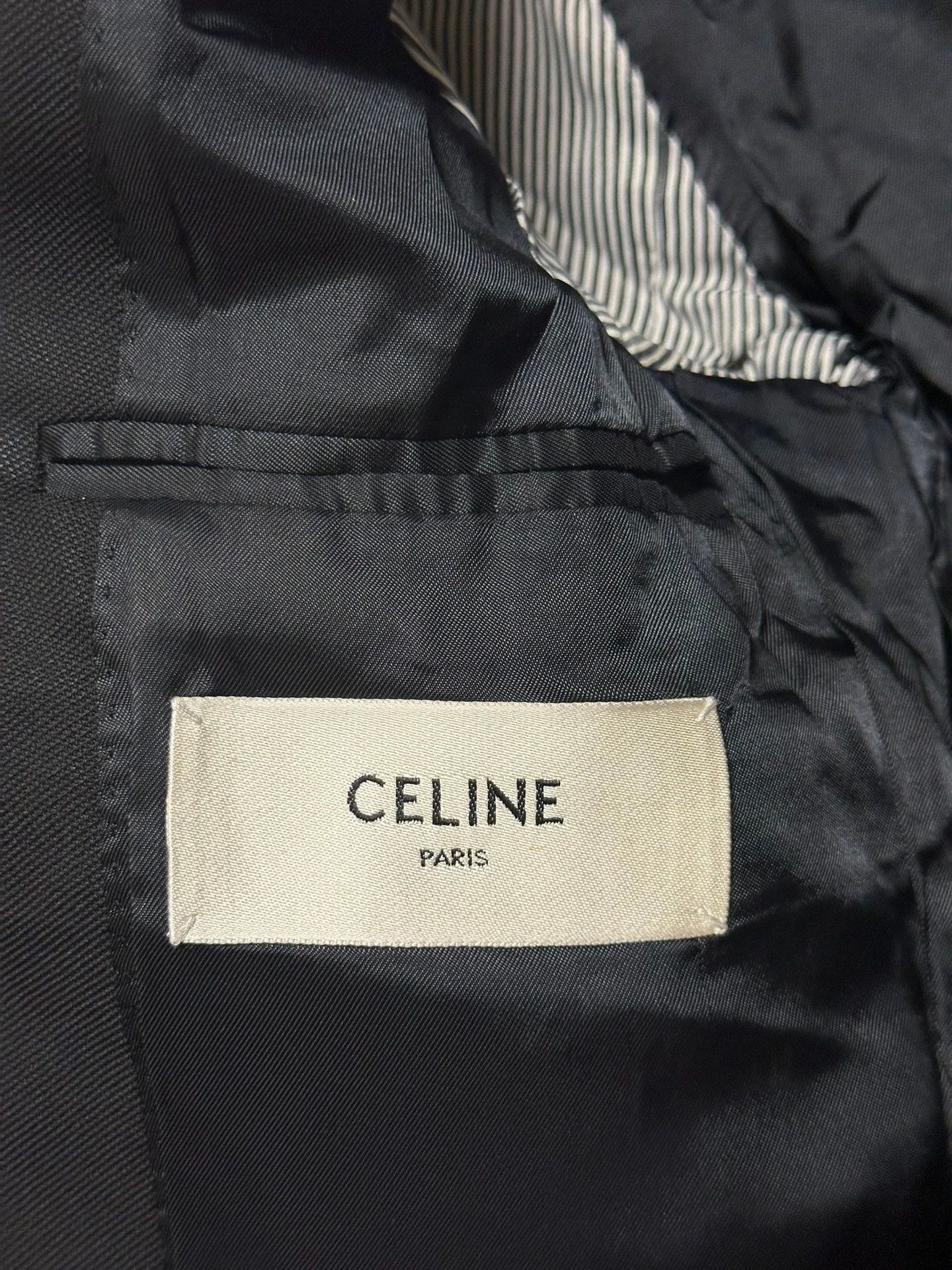 Celine CELINE Women's Black Basic Suit Jacket, Celine Wool Blazer Size S / US 4 / IT 40 - 5 Thumbnail