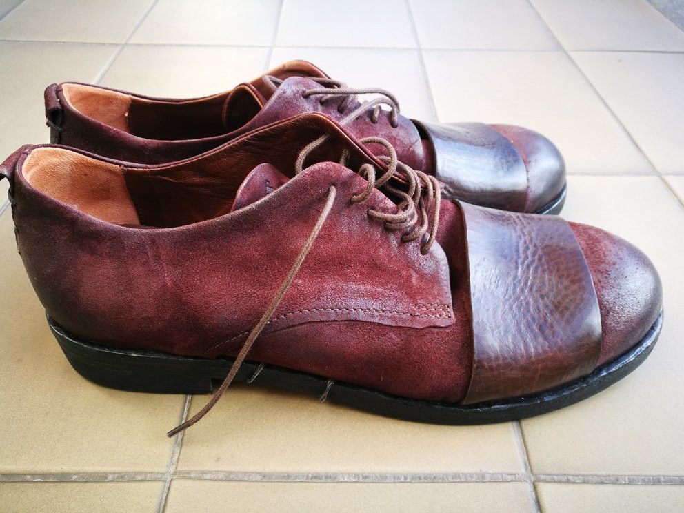 Marsell A.S.98 Avant-Garde Bordeaux Limited Edition Derbies Size US 10 / EU 43 - 1 Thumbnail