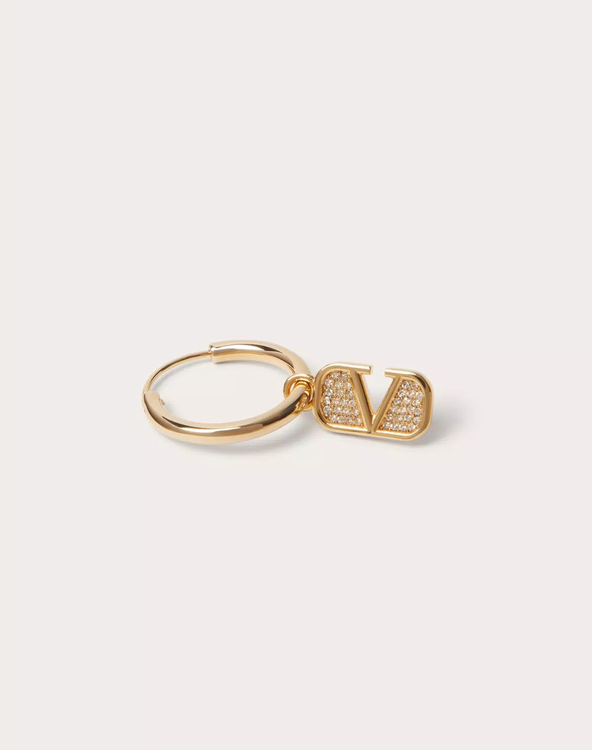 Valentino oc11z0725 Size:OS/Swarovski® Crystal Earrings in Golden Size ONE SIZE - 3 Thumbnail