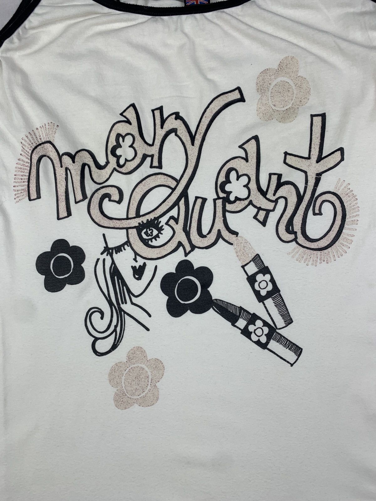 Seditionaries 2000s Marry Quant London Printed Girl Graphic Tank Top Size M / US 6-8 / IT 42-44 - 4 Thumbnail