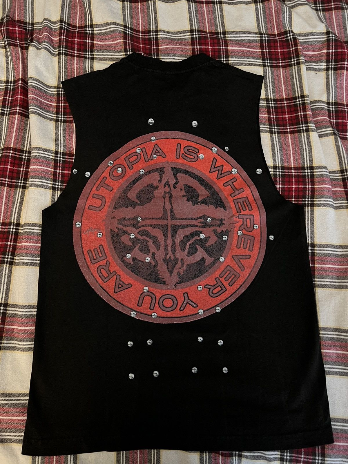 Travis Scott x Utopia WHEREVER YOU ARE TANK トラヴィス Travis Scott Utopia “wherever you are” tank | Grailed