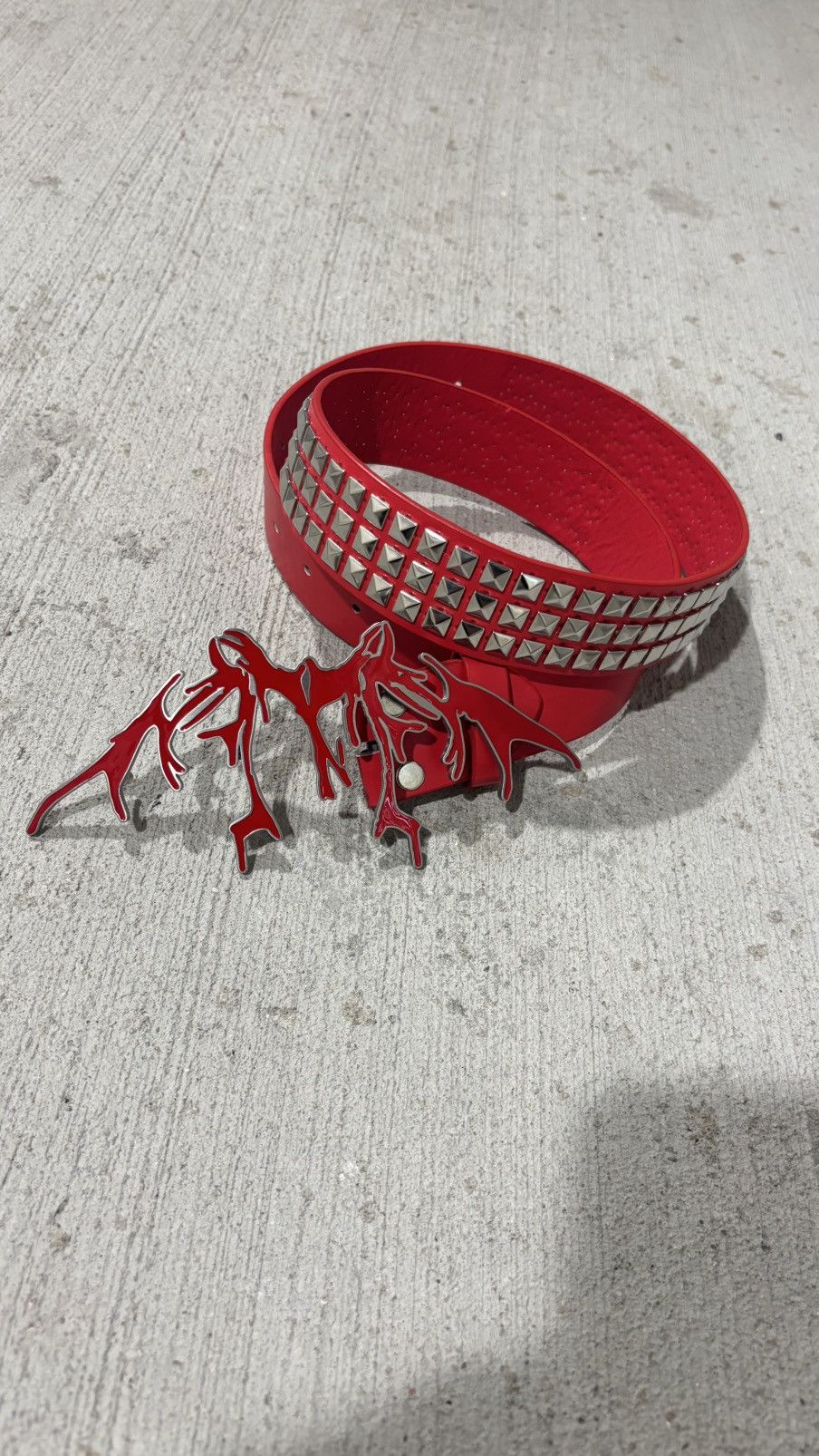Other Never Ending World Wide Logo Stud Belt Size ONE SIZE - 1 Thumbnail