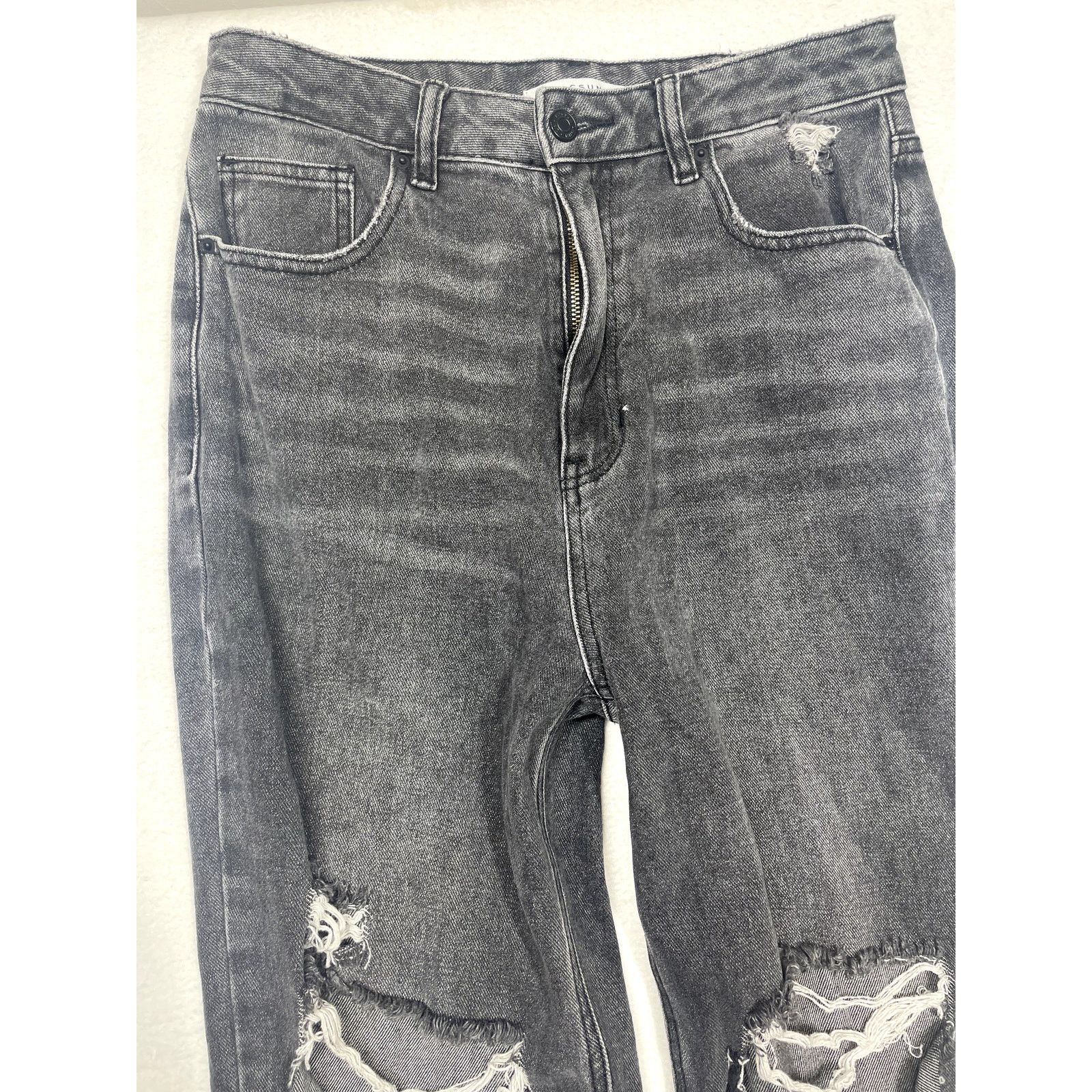 Pacsun Pacsun Women’s Size 29 Black Distressed Jeans | Relaxed Fit Size 29" - 2 Thumbnail