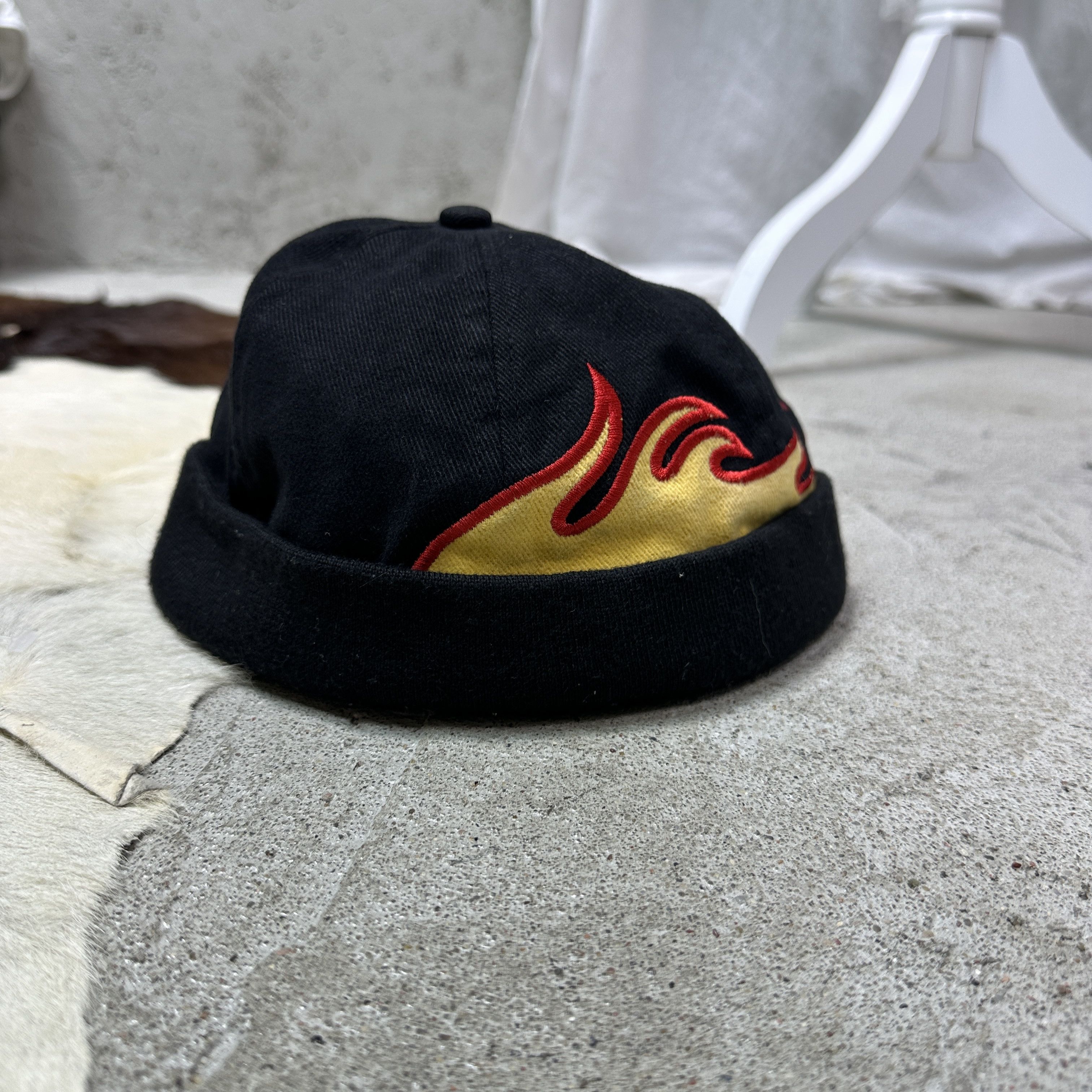 Vintage Vintage Streetwear Skater Hip Hop Flames Hat Y2K Size ONE SIZE - 7 Thumbnail